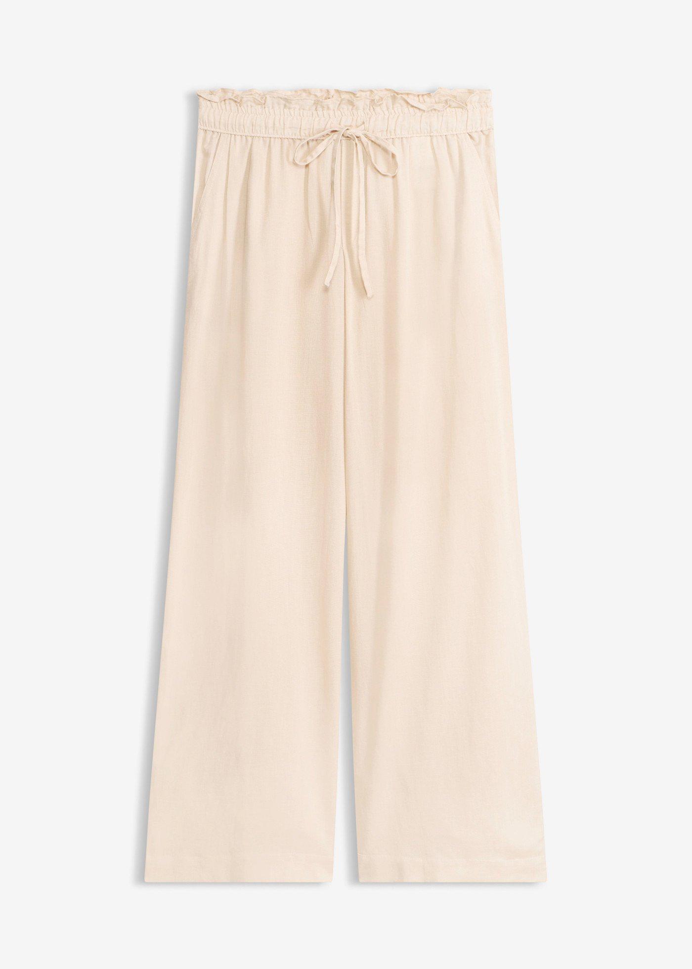 Pantalon palazzo en matière légère et aérienne