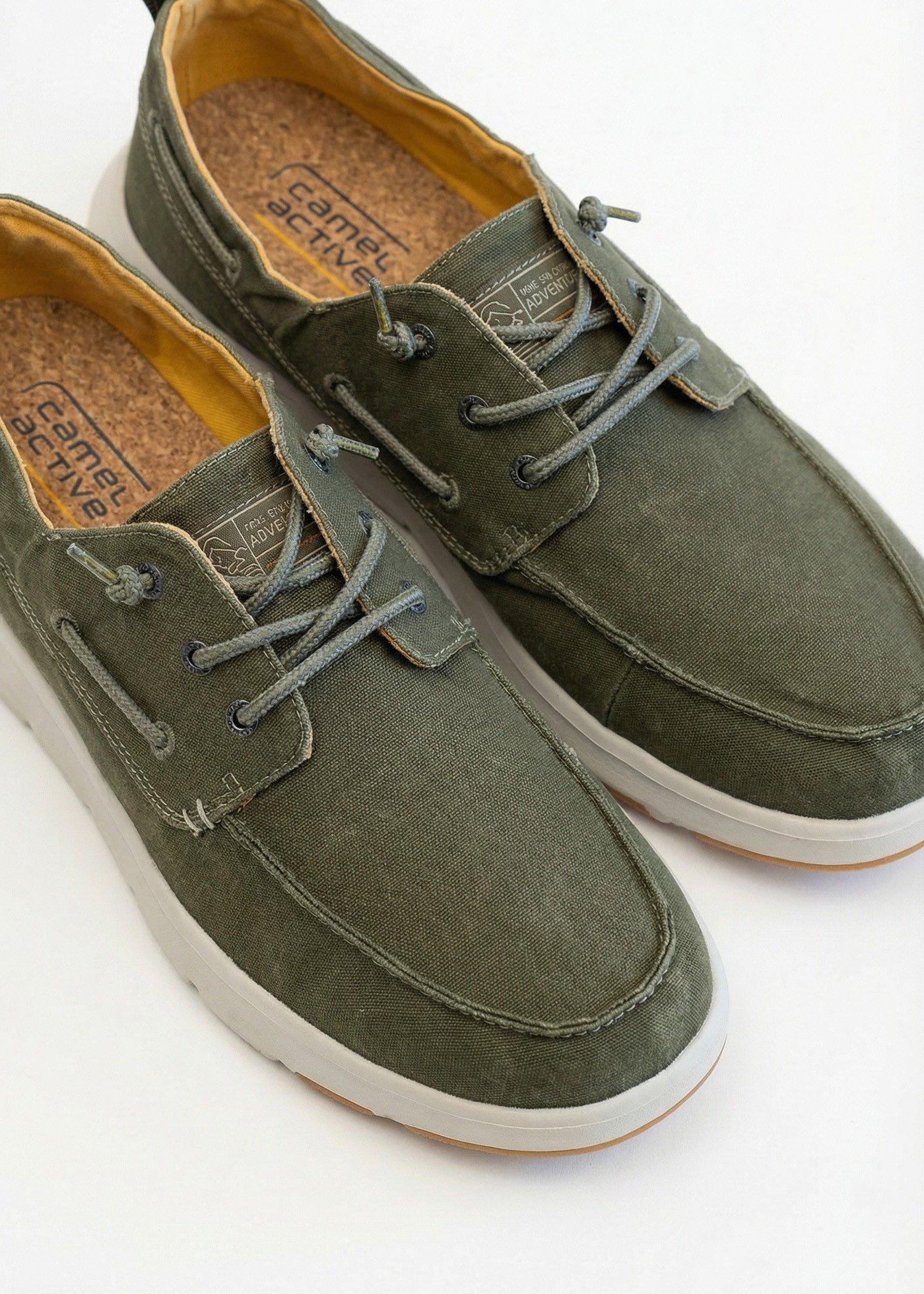 Buty wsuwane Camel Active z bawełnianego płótna - Bonprix