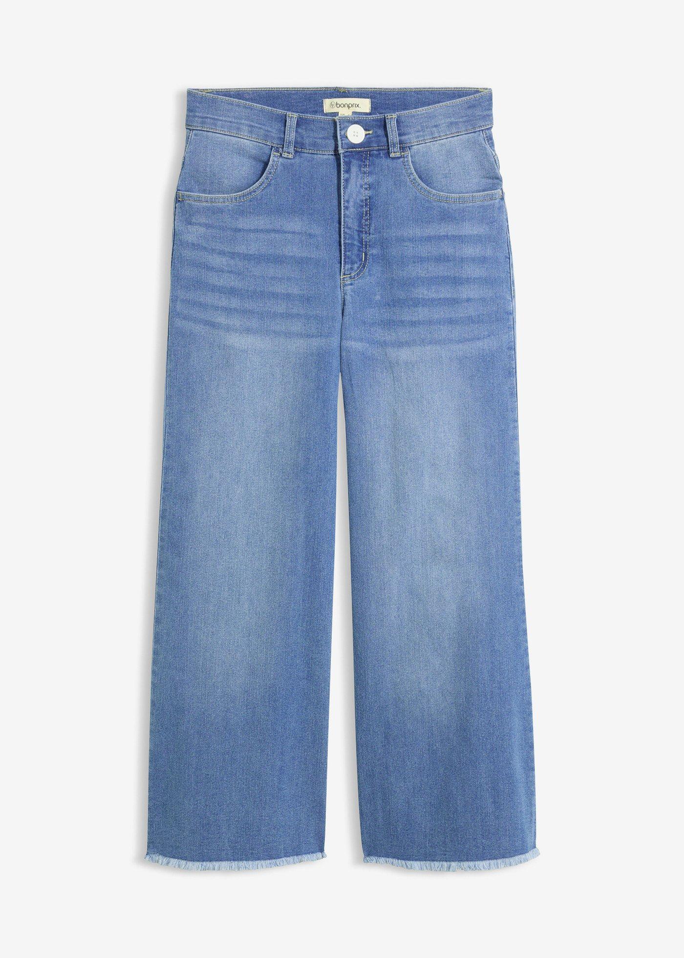 Blugi 7/8 wide fit