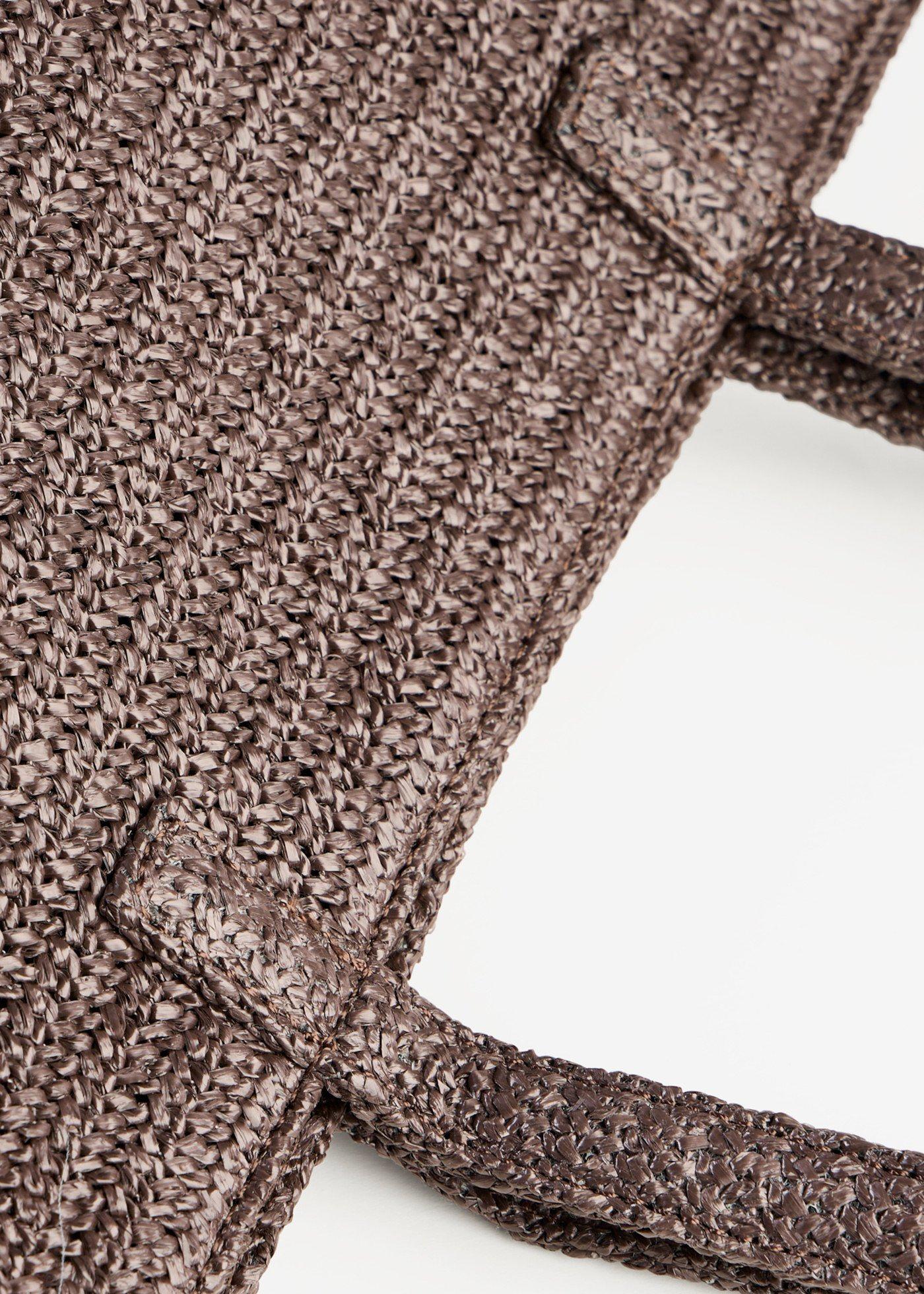 Torba typu shopper w optyce plecionki - Bonprix
