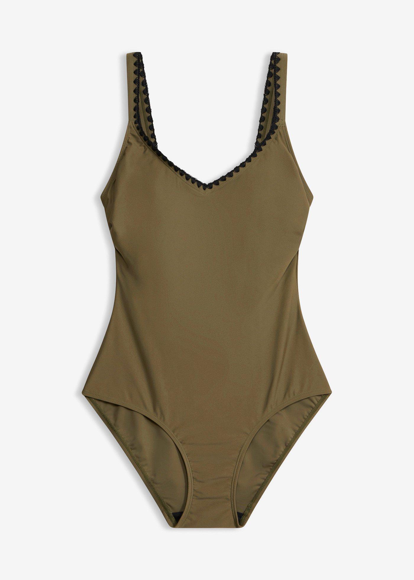 Maillot 1 pièce, détail crochet