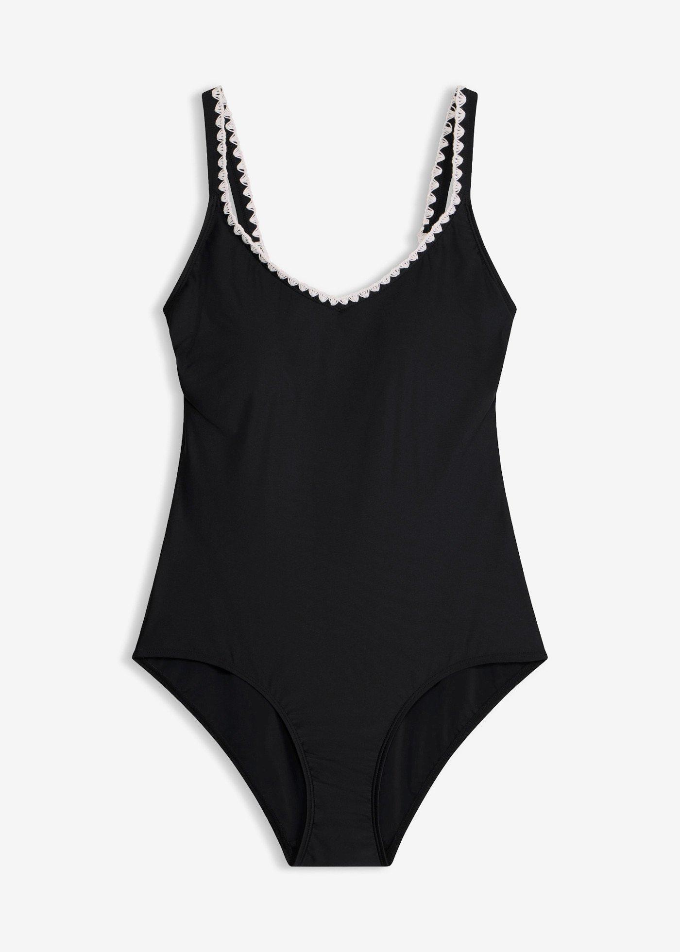 Maillot 1 pièce, détail crochet