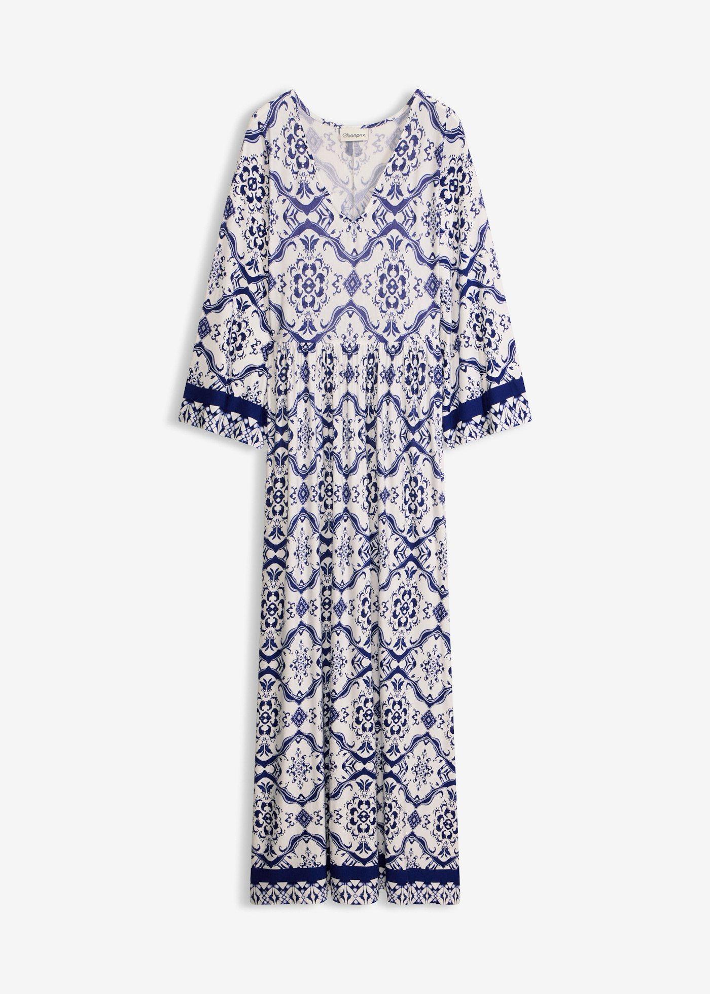 Robe longue et douce en jersey viscose