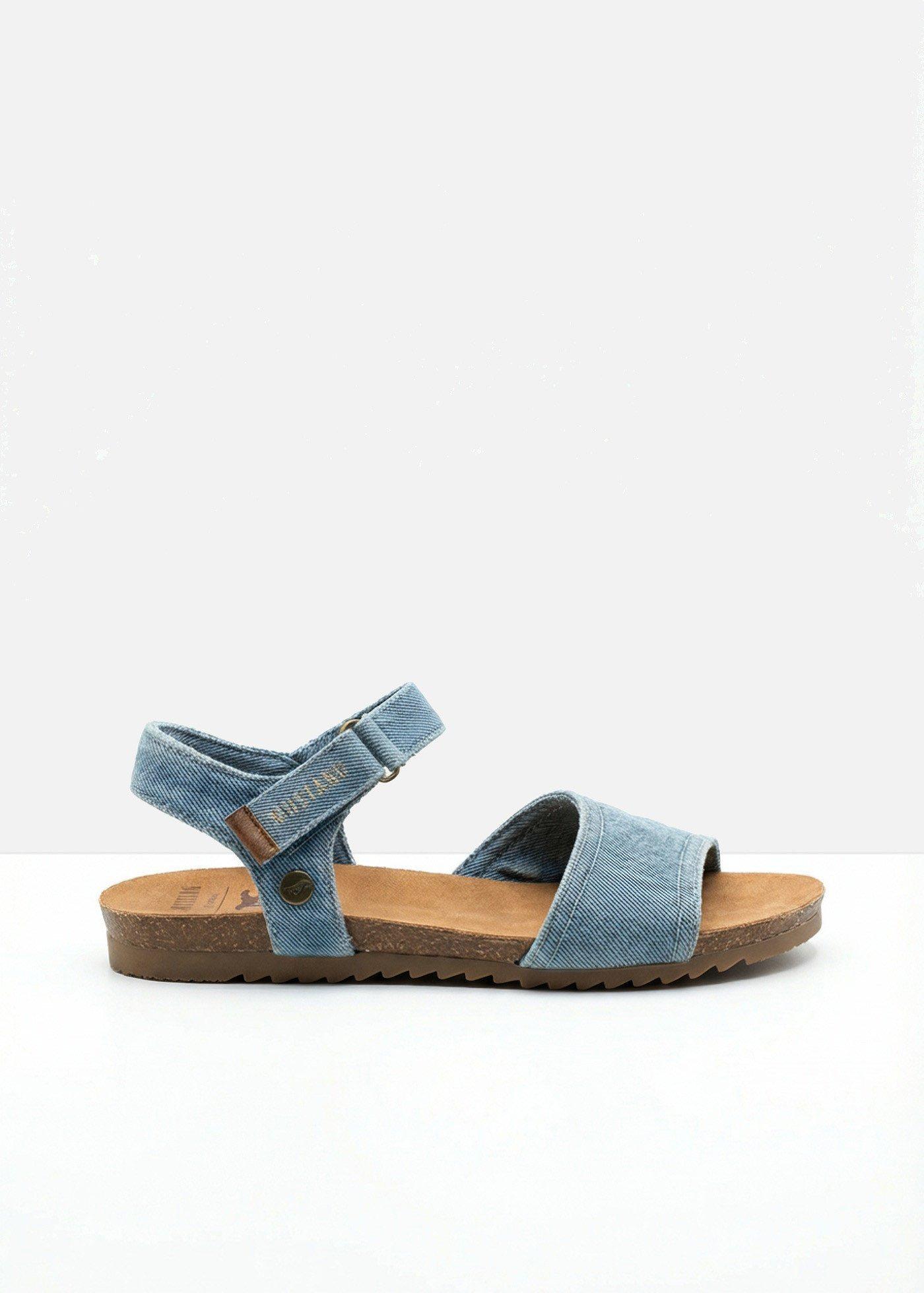 Sandales Mustang effet denim