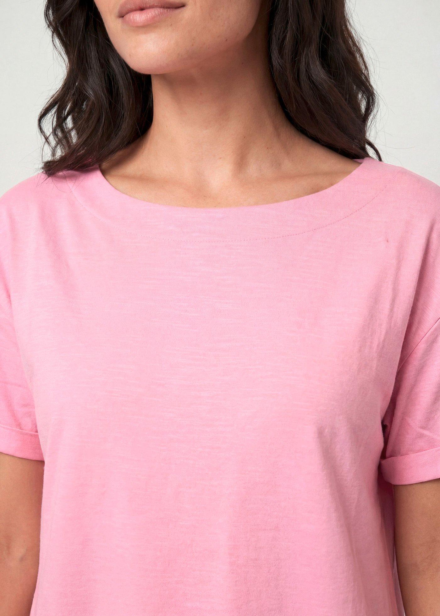 Lekka sukienka T-shirtowa z bawełny organicznej z przędy przędza mieszankowej, zestaw 2 szt. - Bonprix
