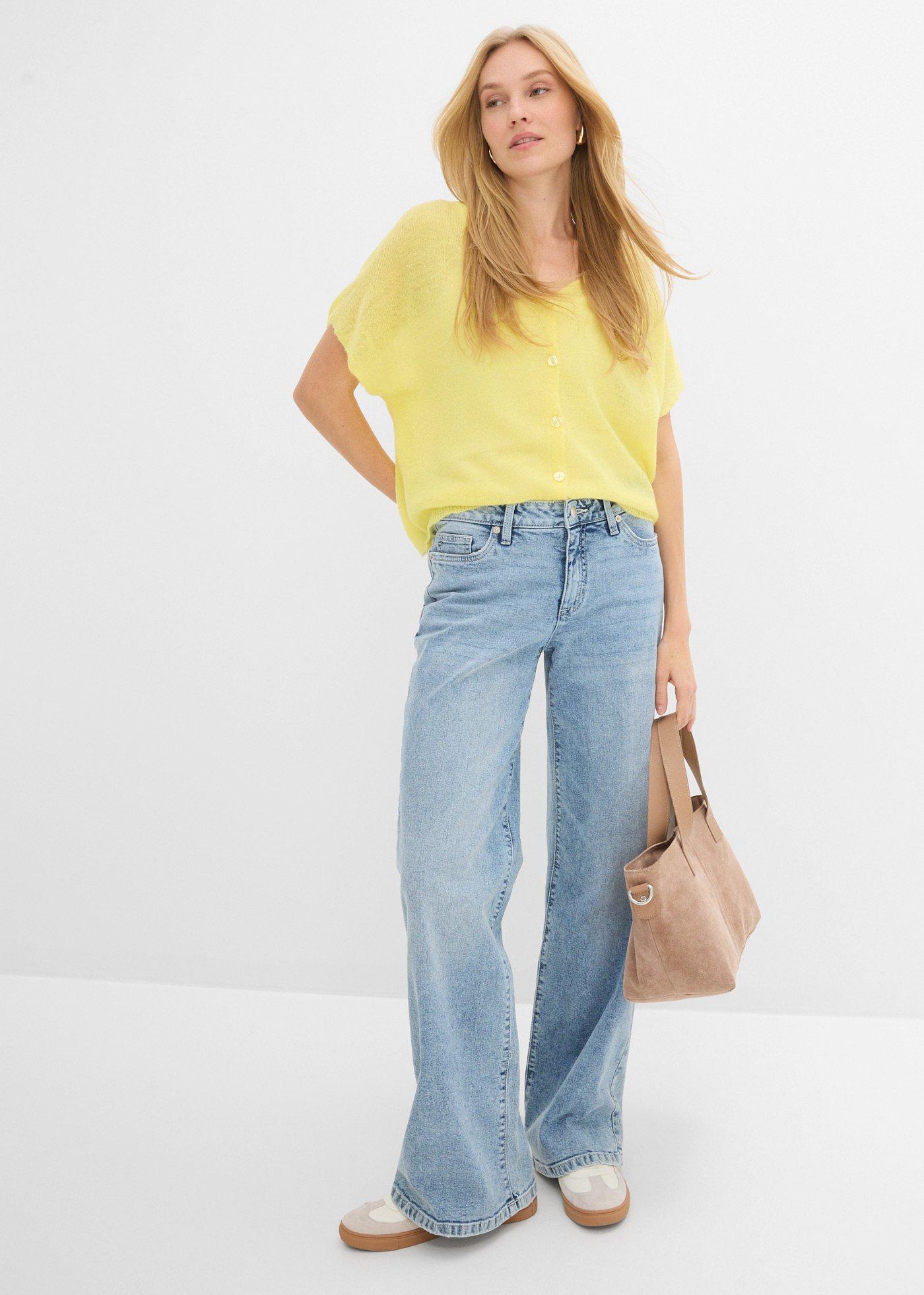 Kardigan oversize z cienkiej dzianiny - Bonprix