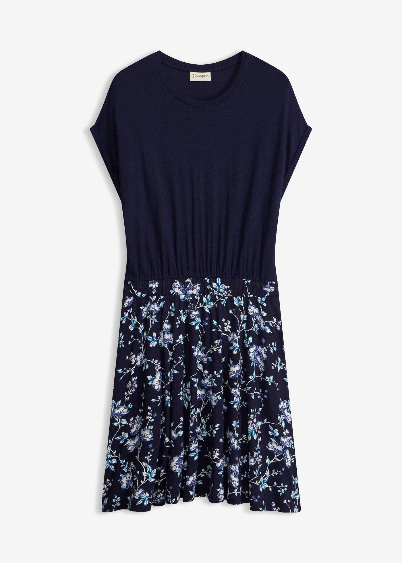 Rochie din jerse din amestec cu viscoză