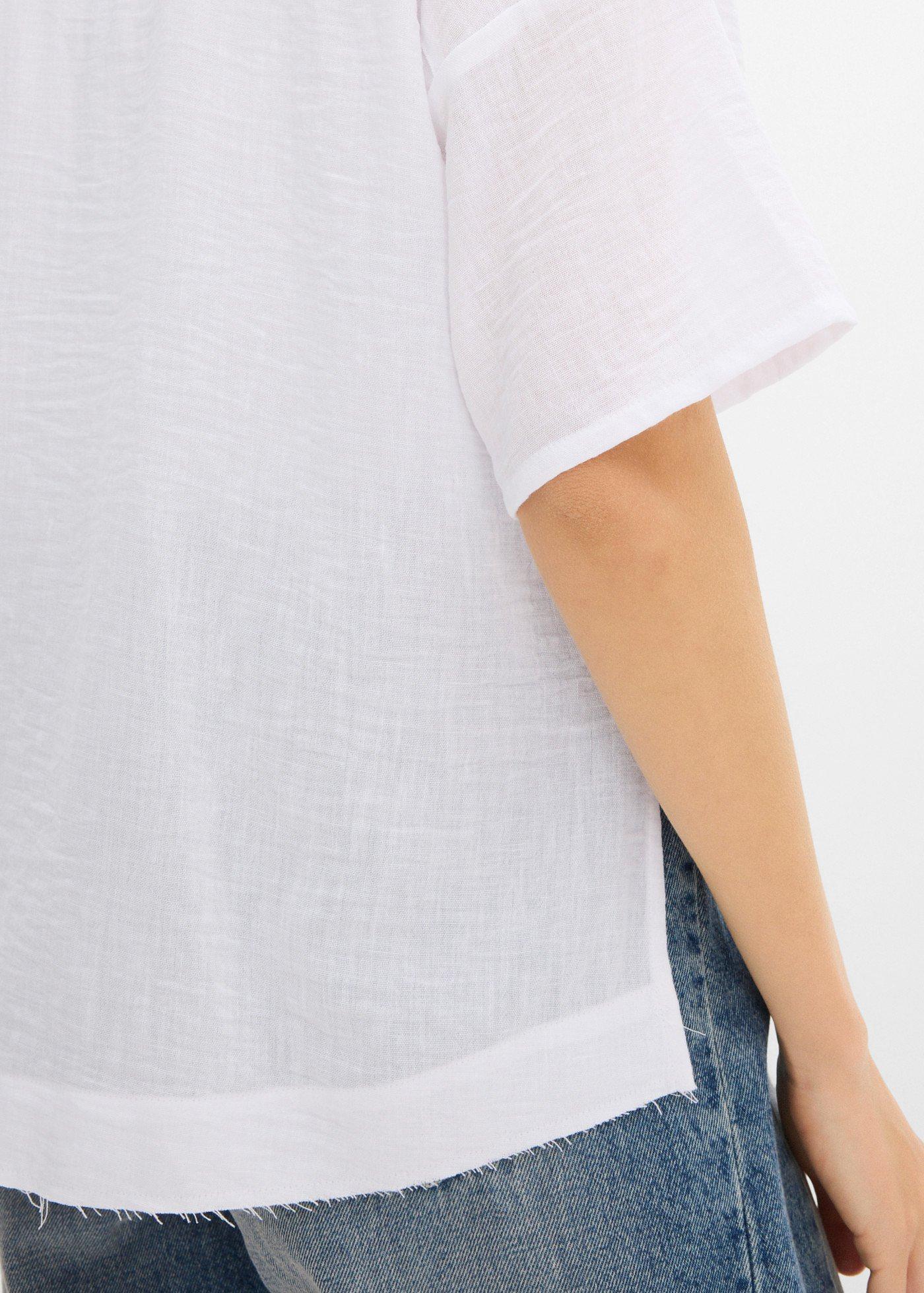 Bluzka koszulowa oversize - Bonprix