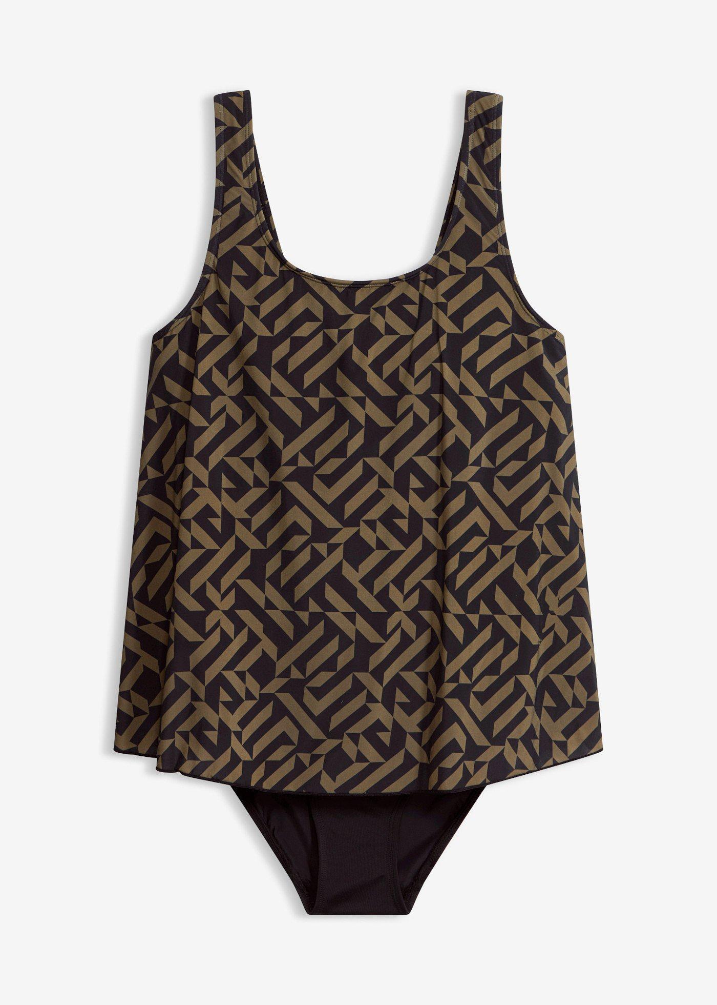 Costum de baie cu aspect tankini