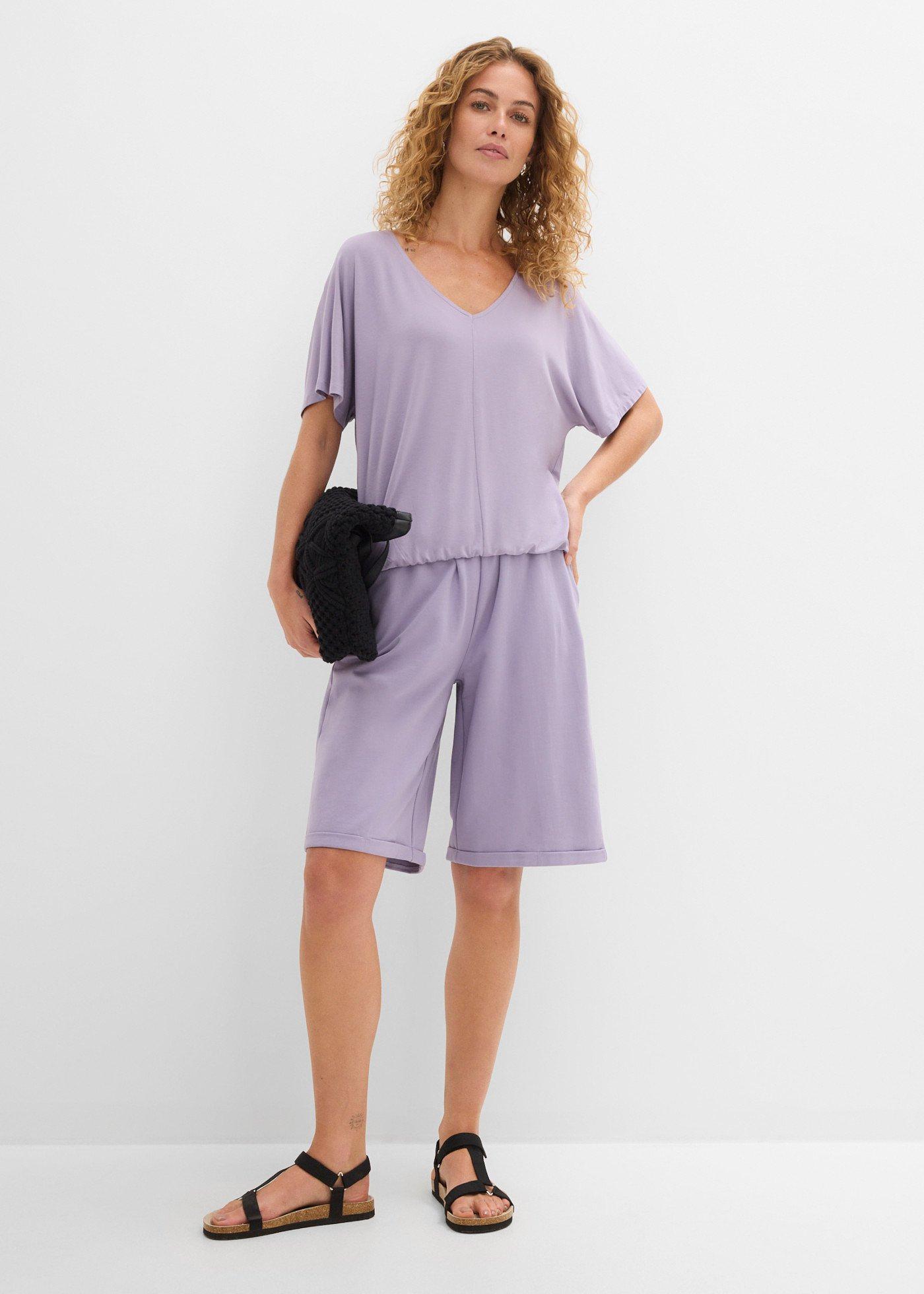 Koszulka oversize z miękkiego materiału z wiskozą - Bonprix