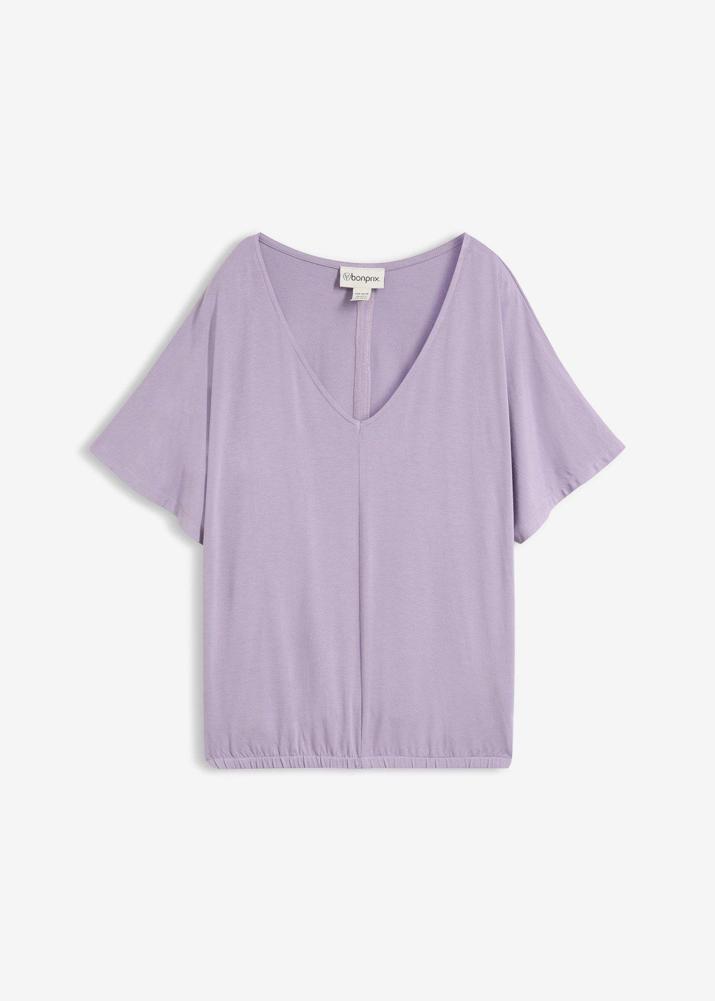 T-shirt oversize en viscose douce et extensible