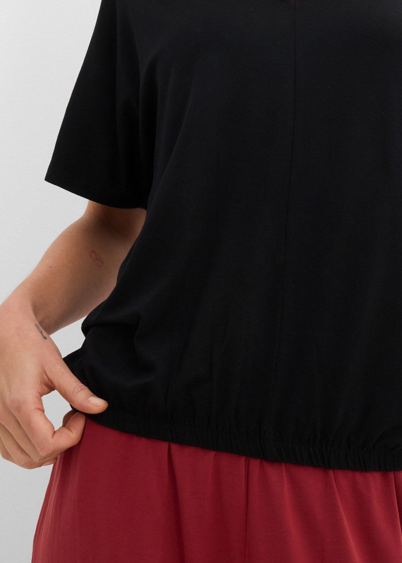 Koszulka oversize z miękkiego materiału z wiskozą - Bonprix