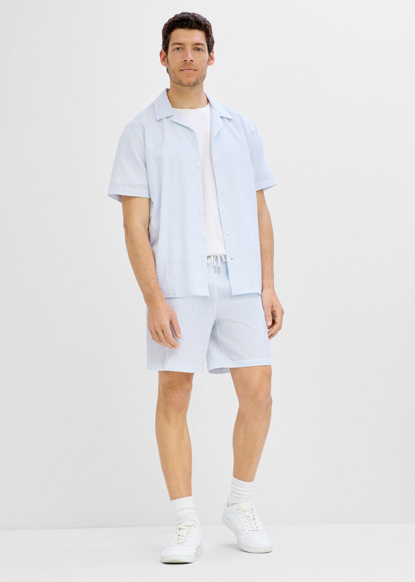 Szorty z gumką w talii z wiskozy, loose fit - Bonprix
