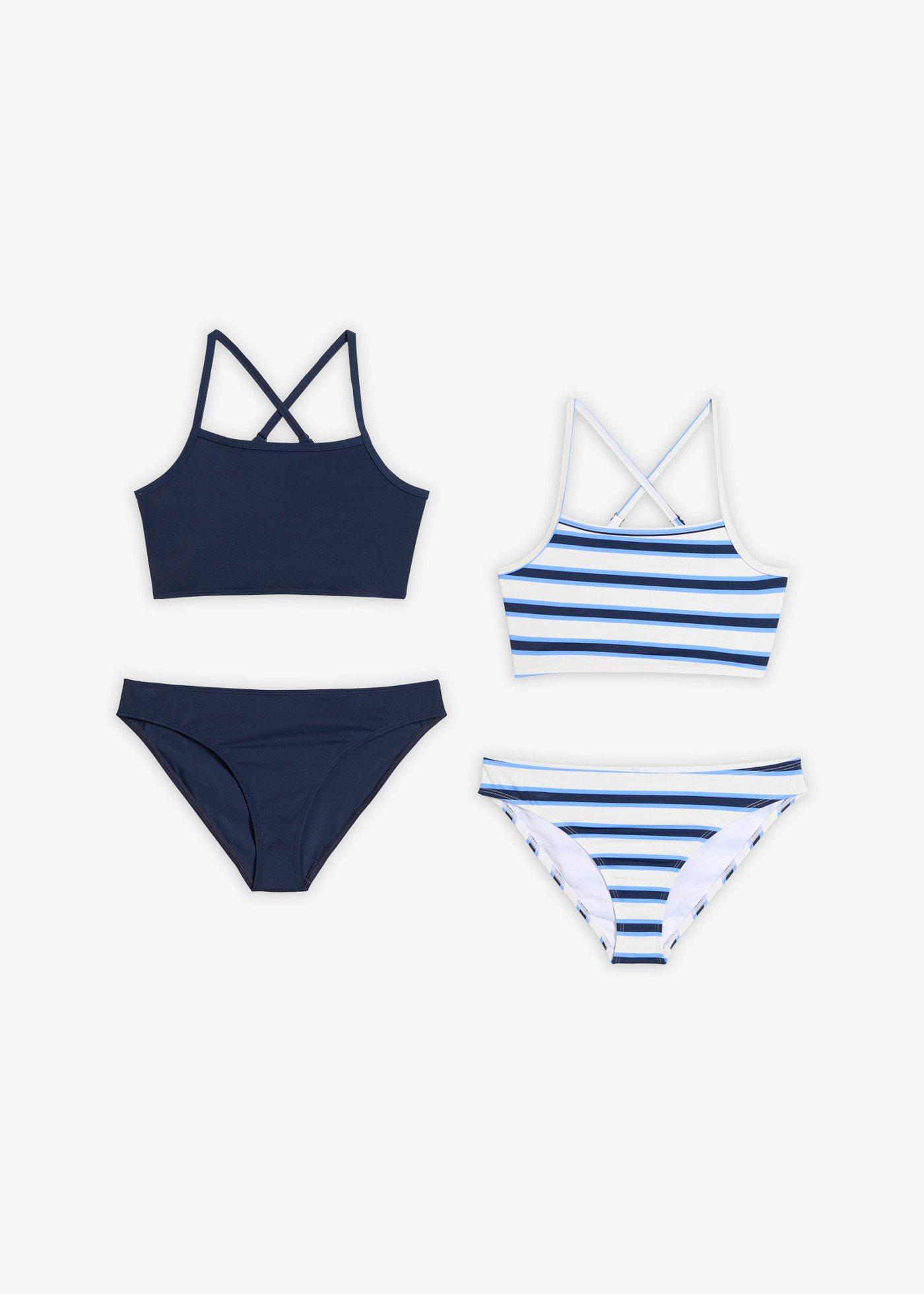 Dwa komplety bikini, zestaw 4-częściowy - Bonprix