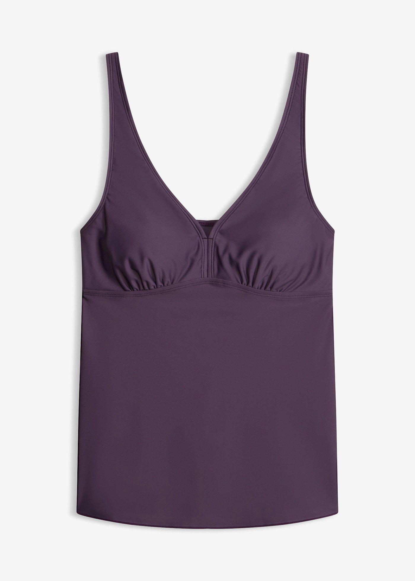 Haut de tankini à col en V