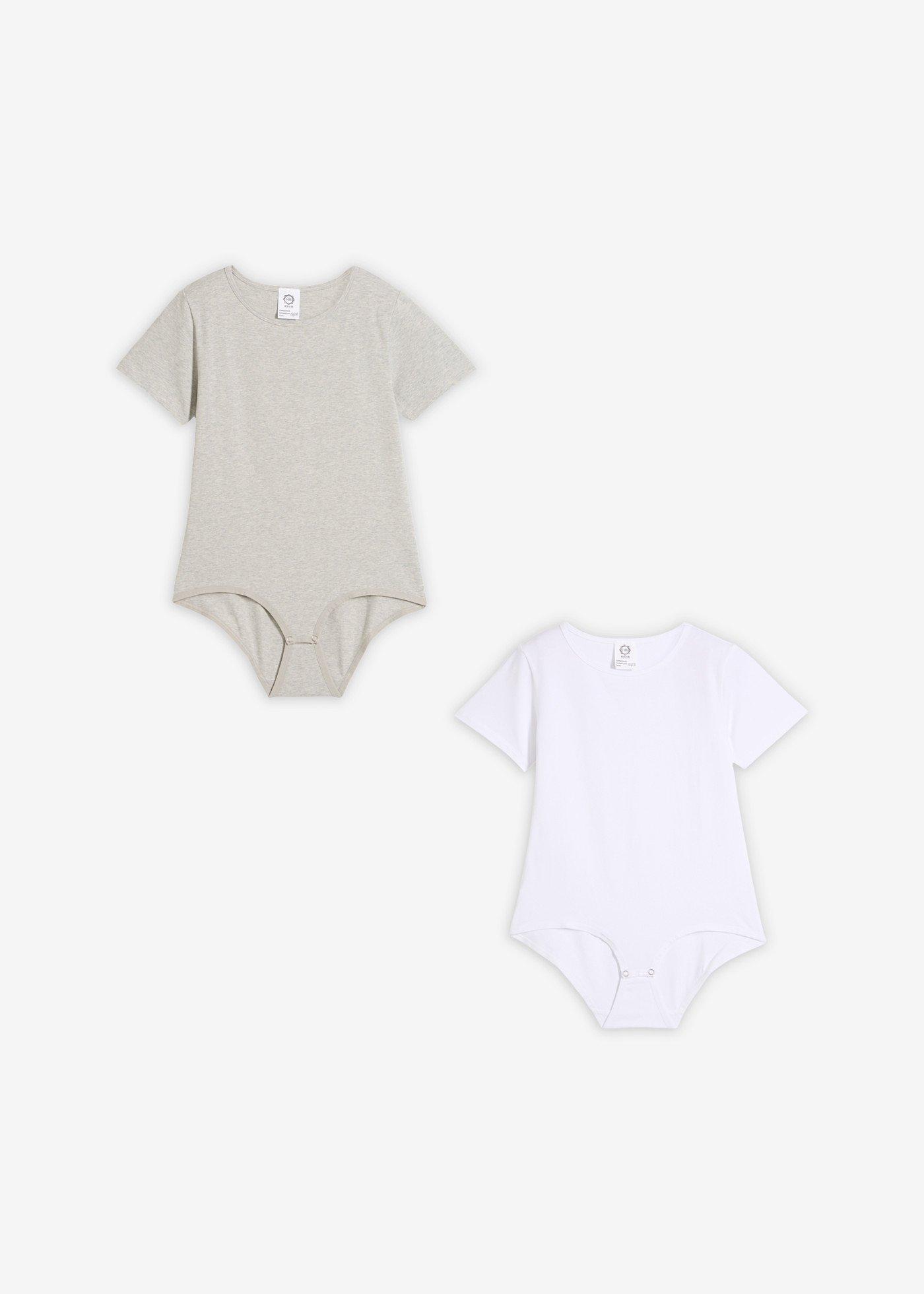 Body z miękkiej bawełny (2 pary) - Bonprix