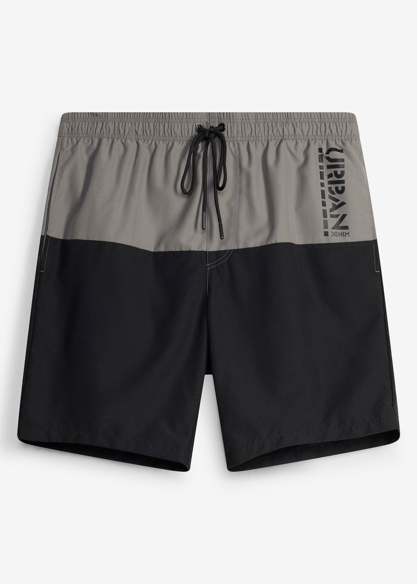 Short de bain motif color-block