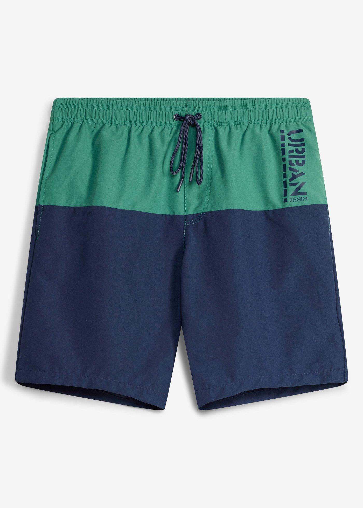 Short de bain motif color-block