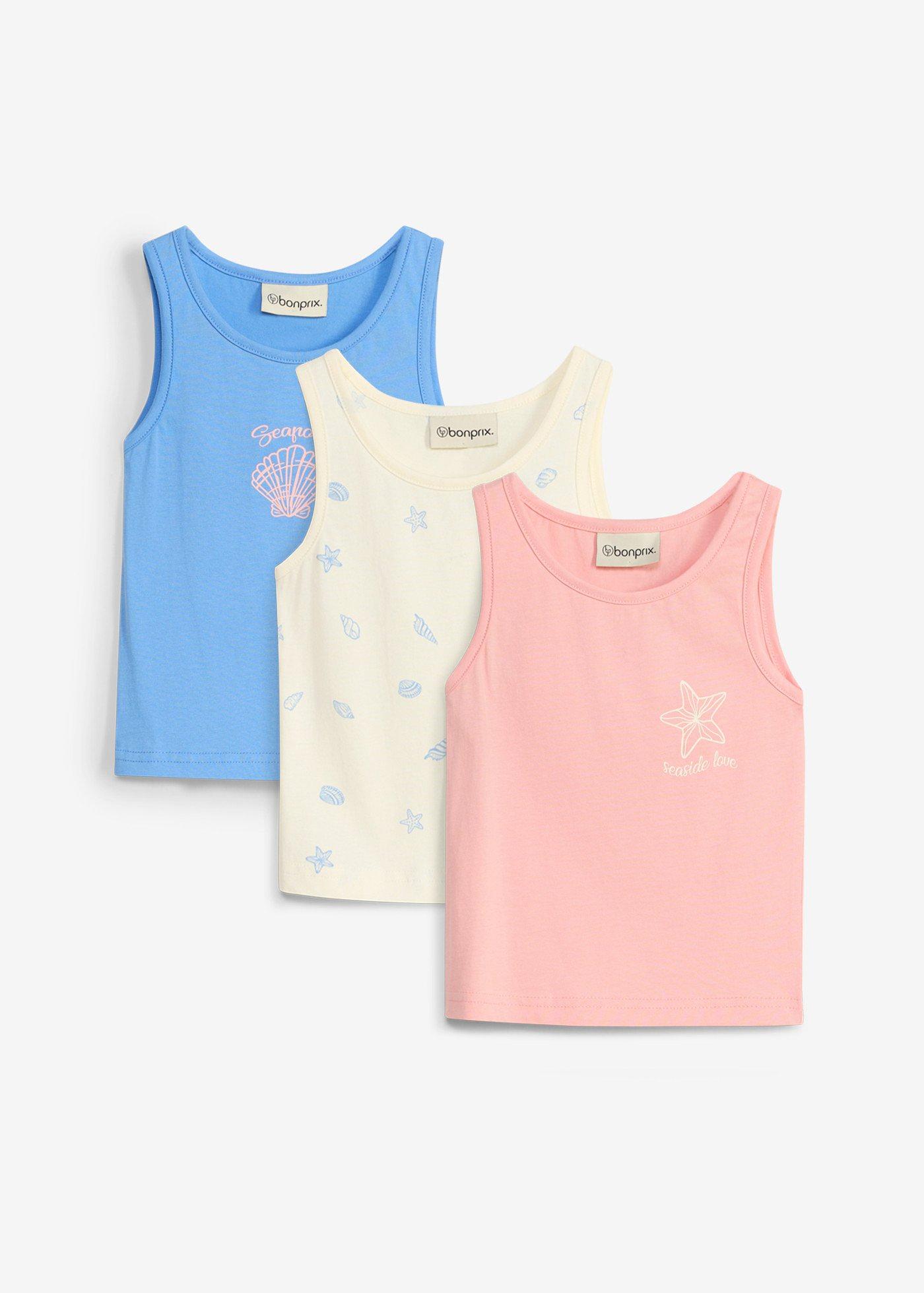 Lot de 3 tops 100% coton