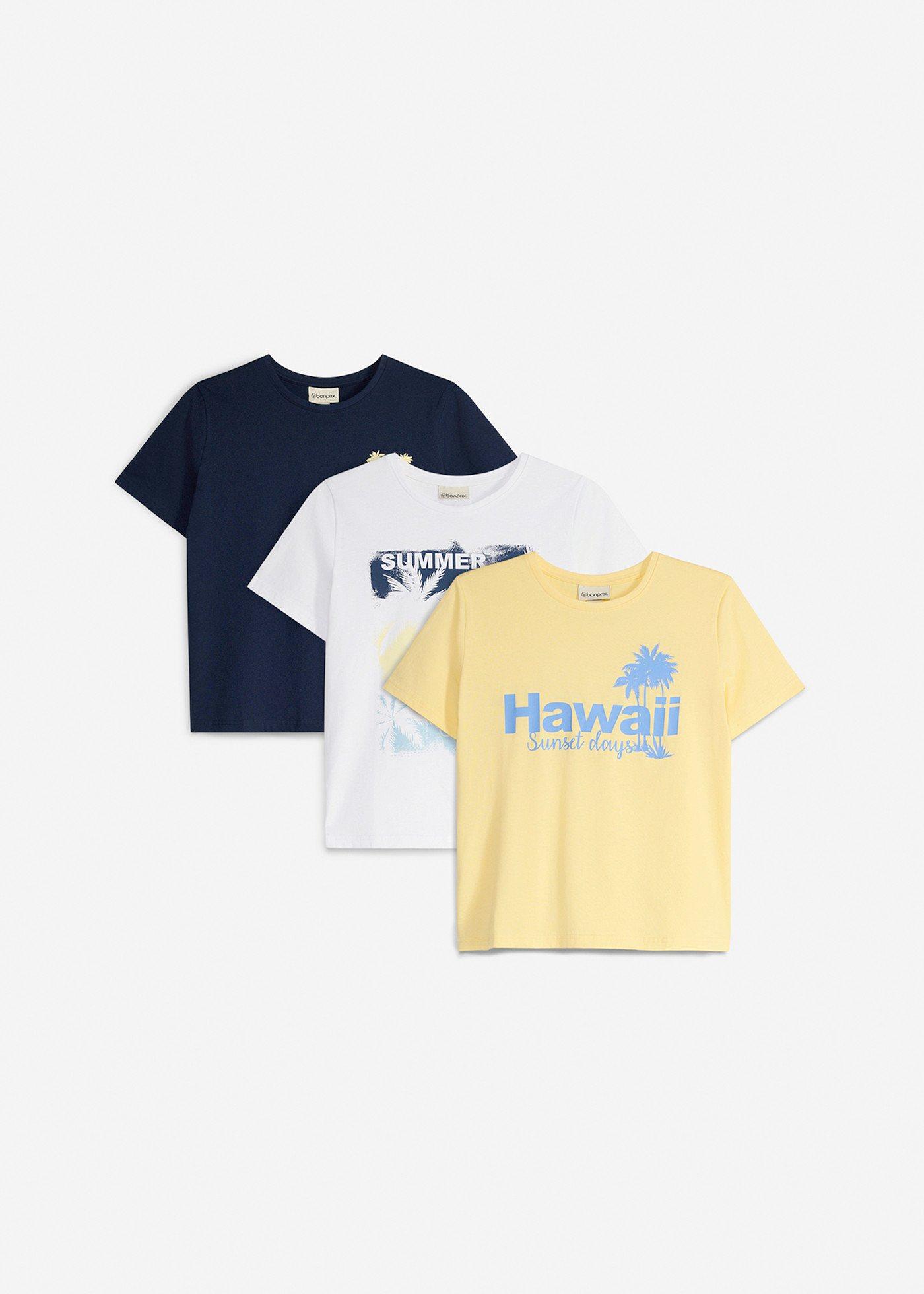 Lot de 3 T-shirts 100% coton