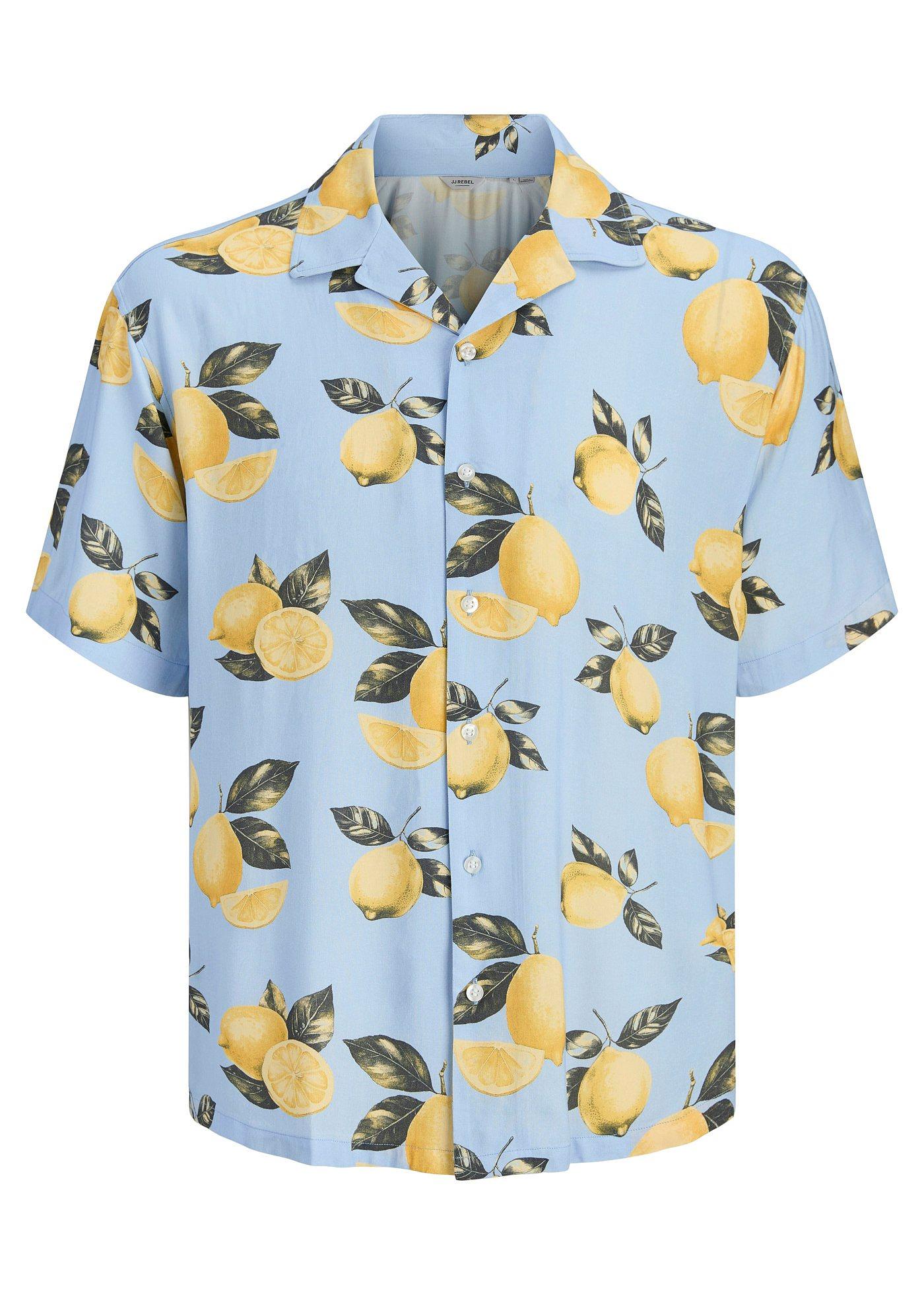 Chemise manches courtes JJ REBEL en viscose fluide