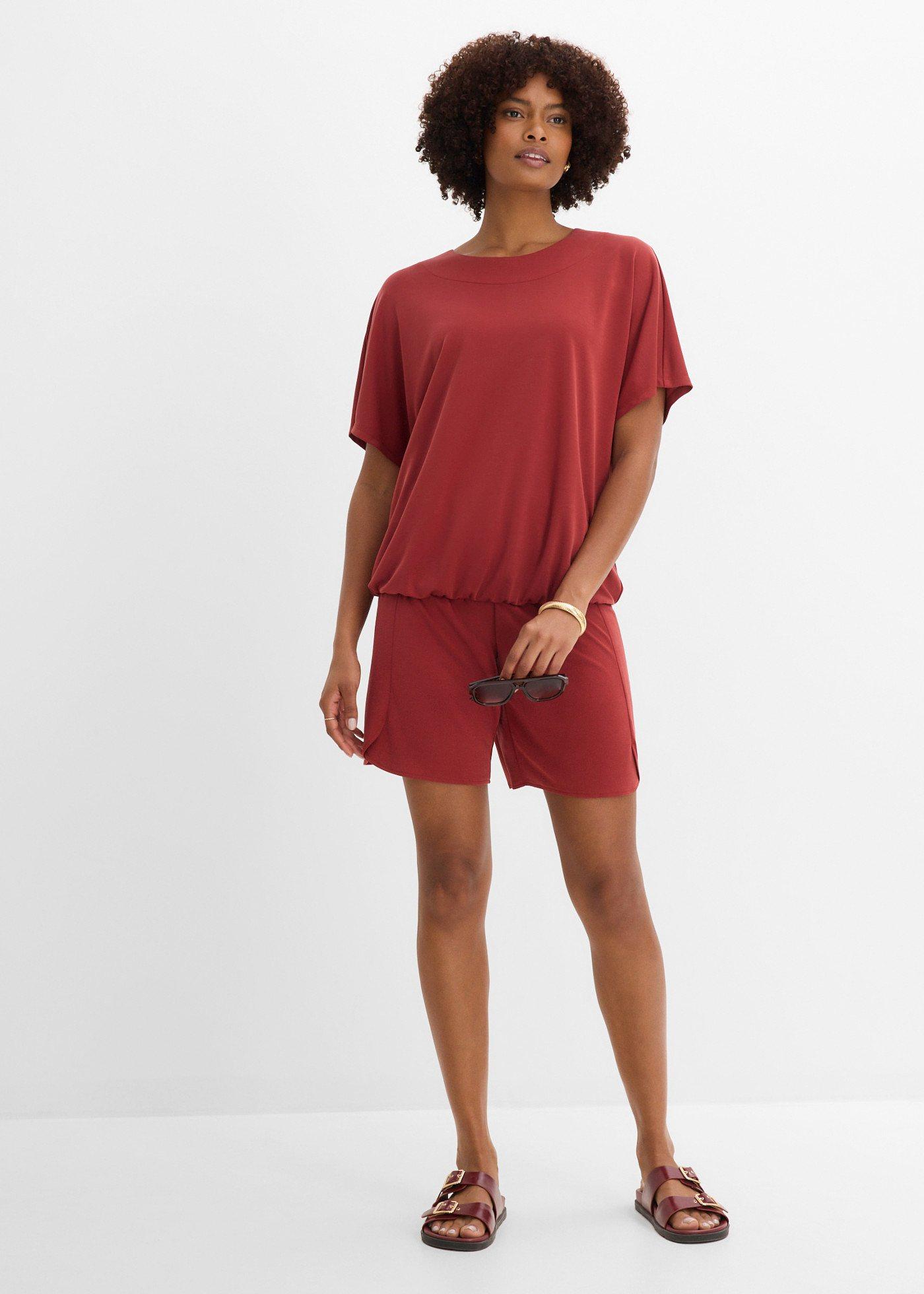 Koszulka oversize z miękkiego materiału z wiskozą - Bonprix