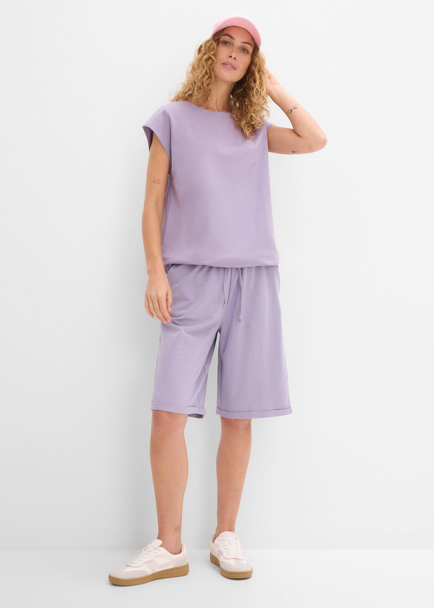 Bluza dresowa z lekkiej bawełny - Bonprix