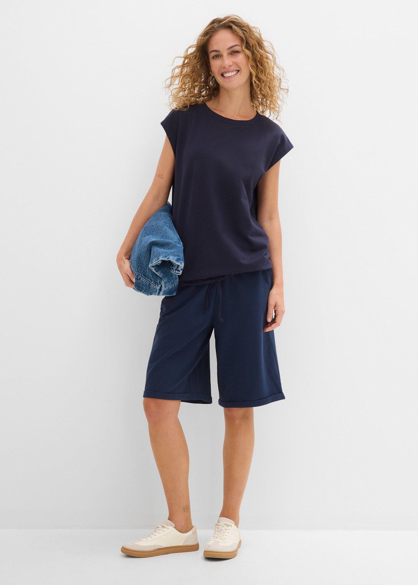 Bluza dresowa z lekkiej bawełny - Bonprix