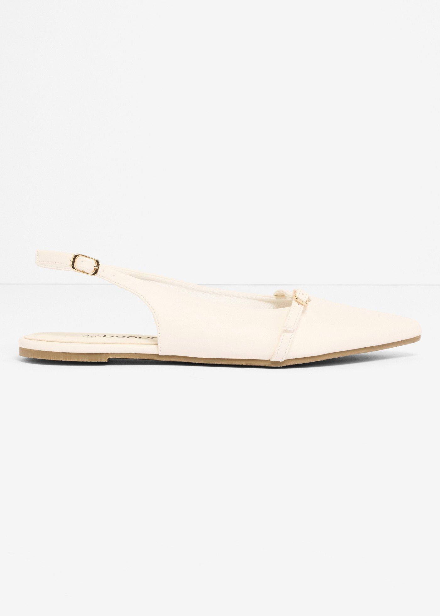 Ballerines slingback avec bride décorative
