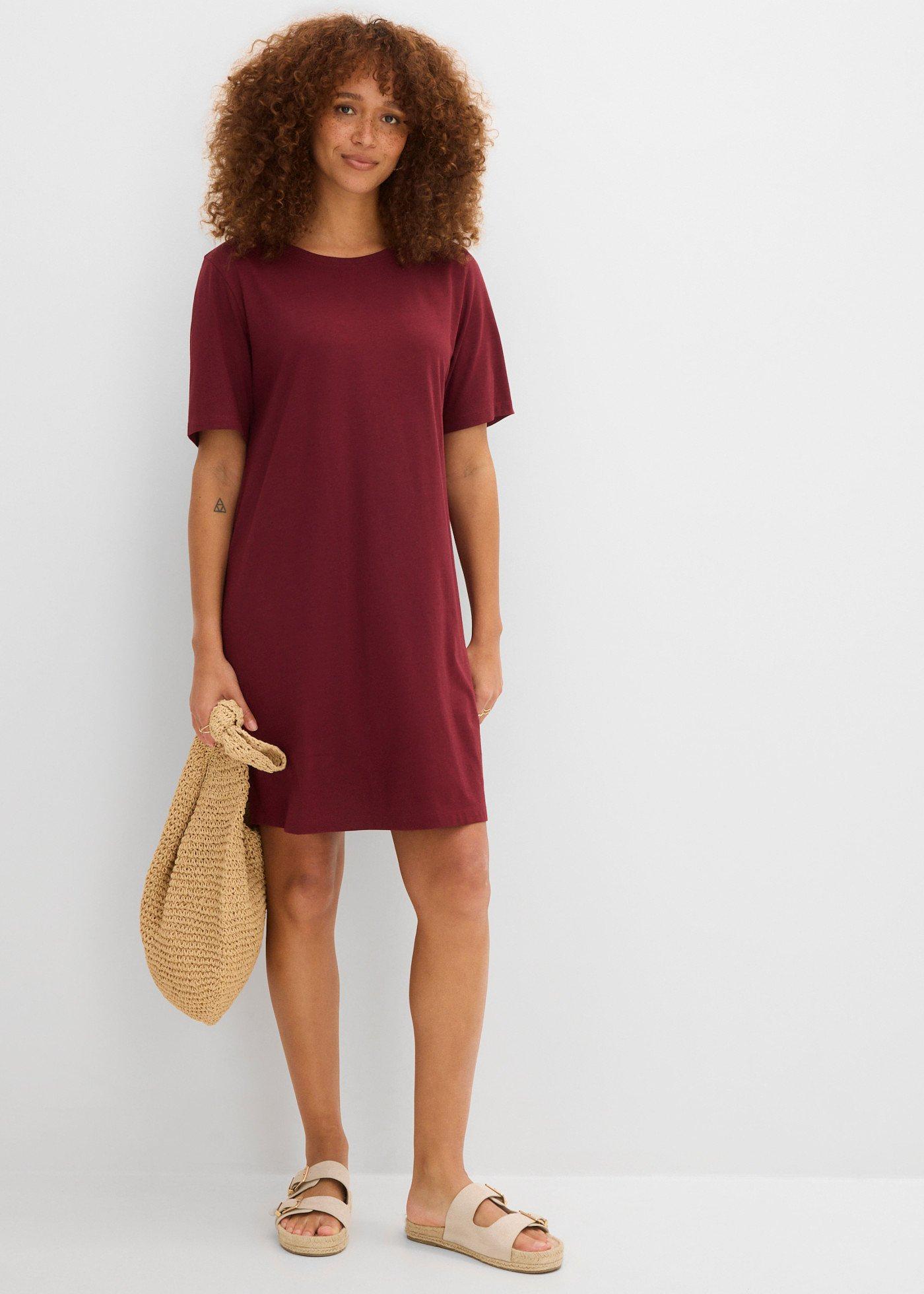 Sukienka T-shirtowa oversize - Bonprix