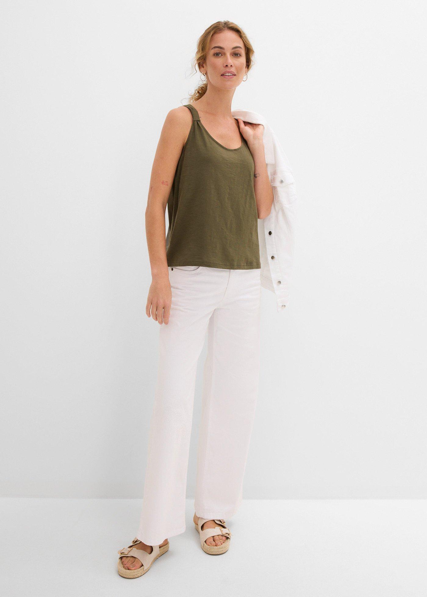 Tank top z czystej bawełny organicznej - Bonprix