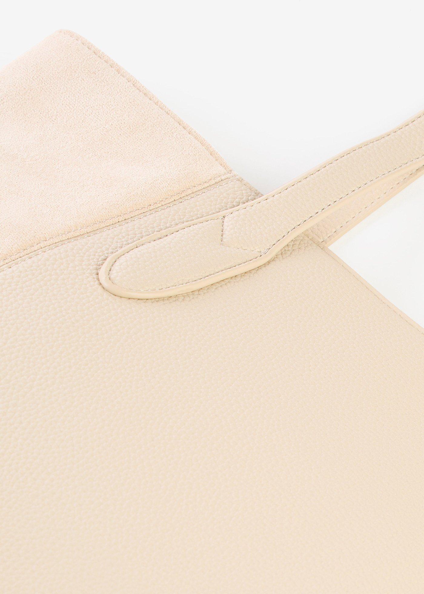 Duża torba typu shopper z różnych materiałów - Bonprix