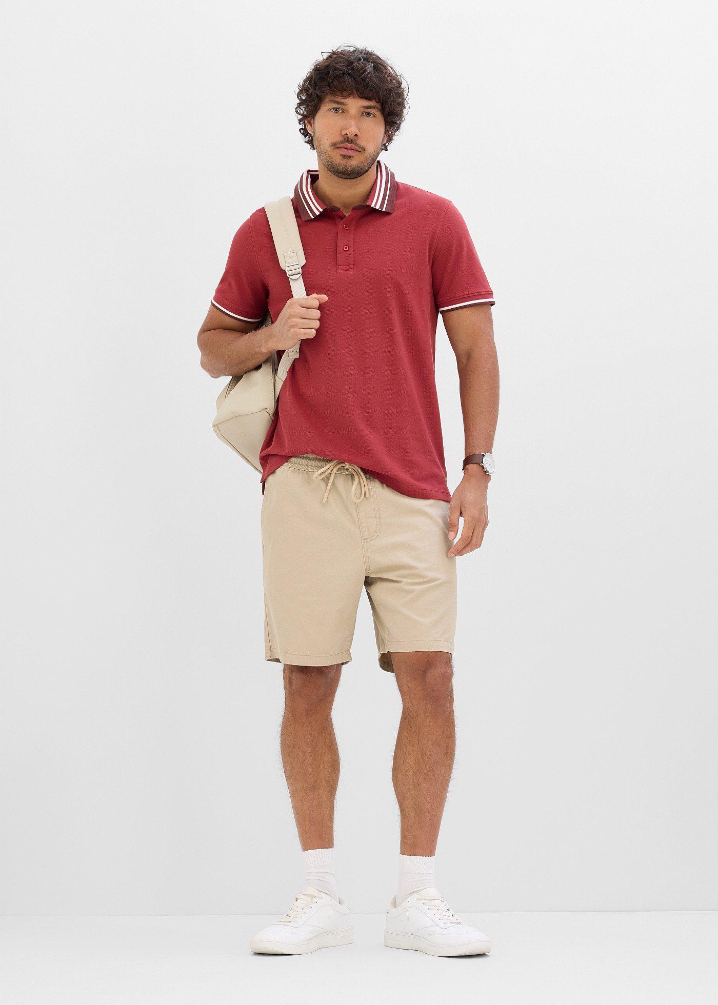 Szorty o kroju relaxed fit, z elastycznym pasem - Bonprix