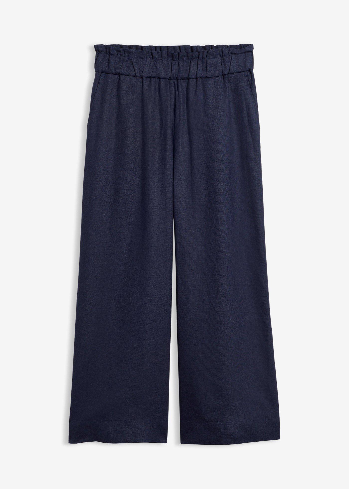 Pantalon large, longueur mollet