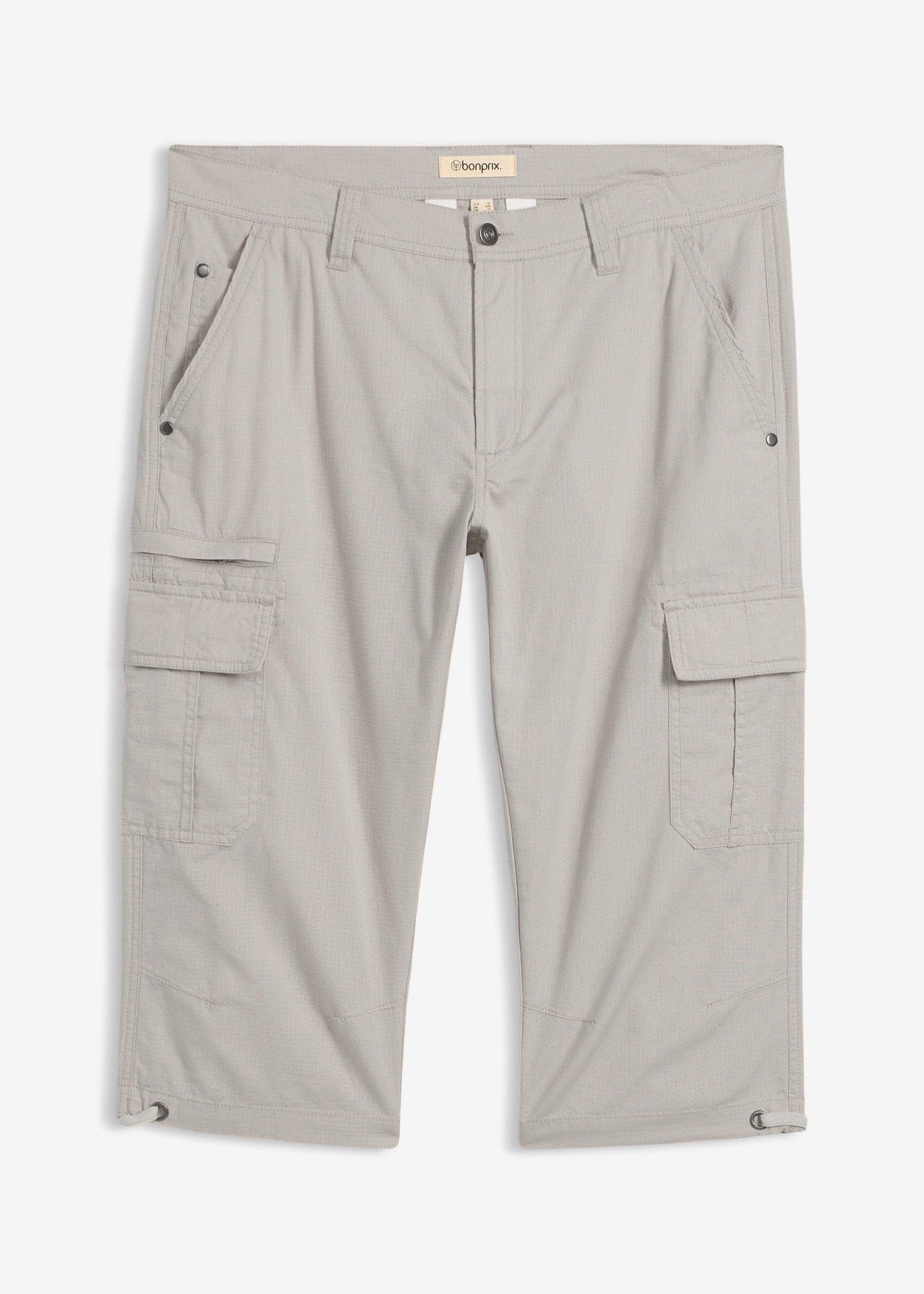 Bermuda long poches cargo regular 100% coton
