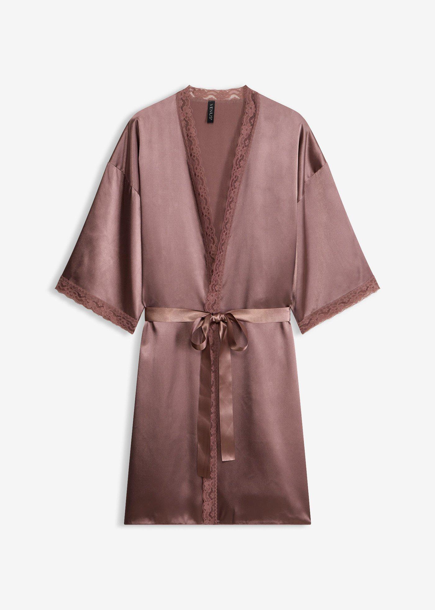 Saténové kimono