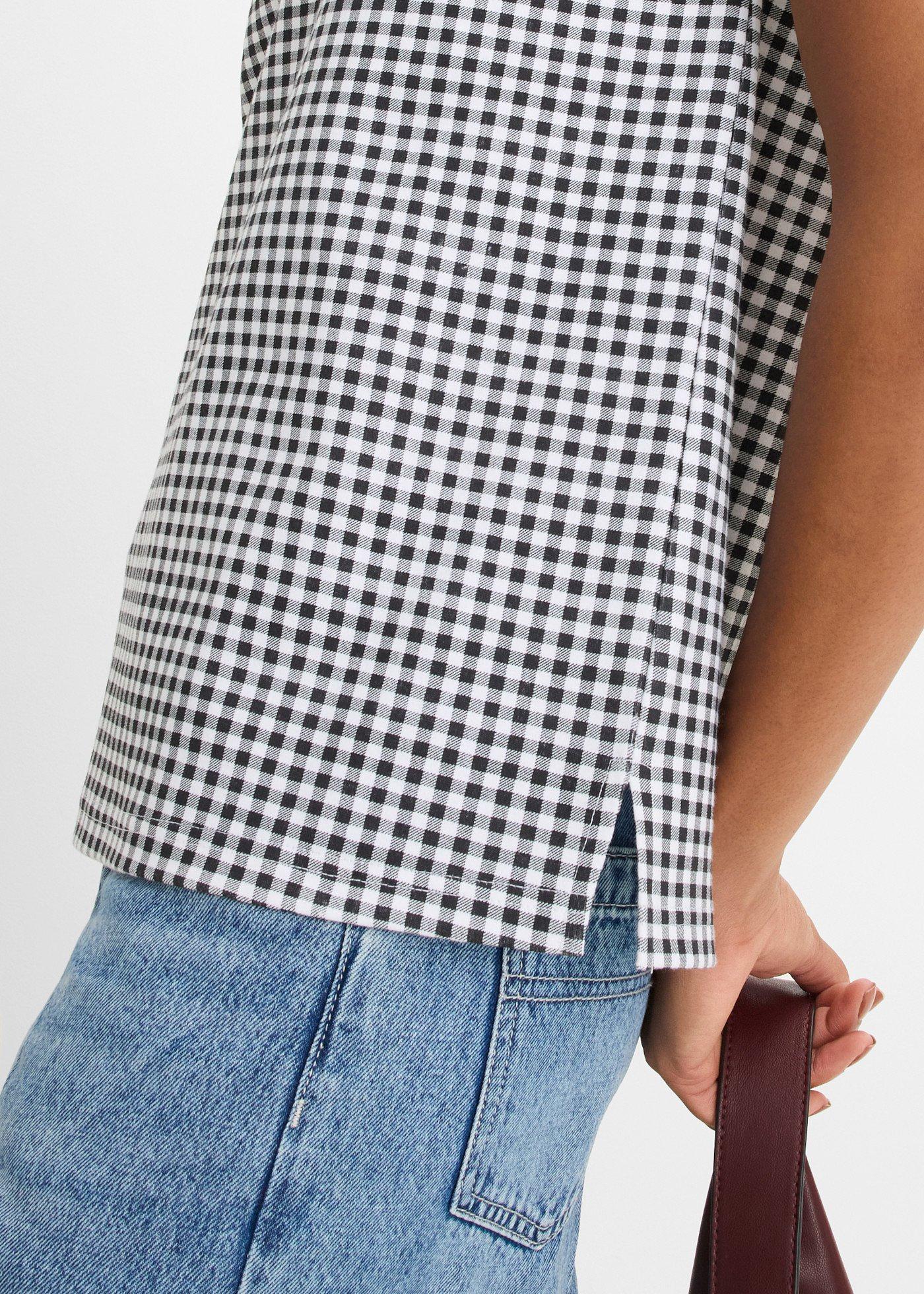 Bluzka oversize z grubej bawełny organicznej - Bonprix
