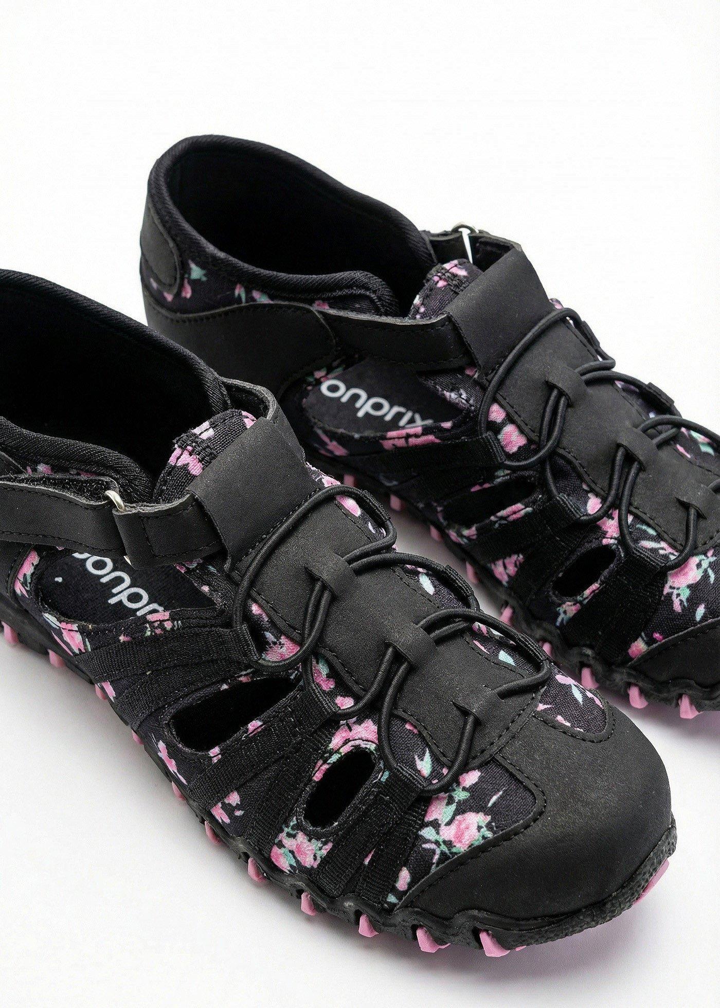 Buty wsuwane na profilowanej podeszwie - Bonprix