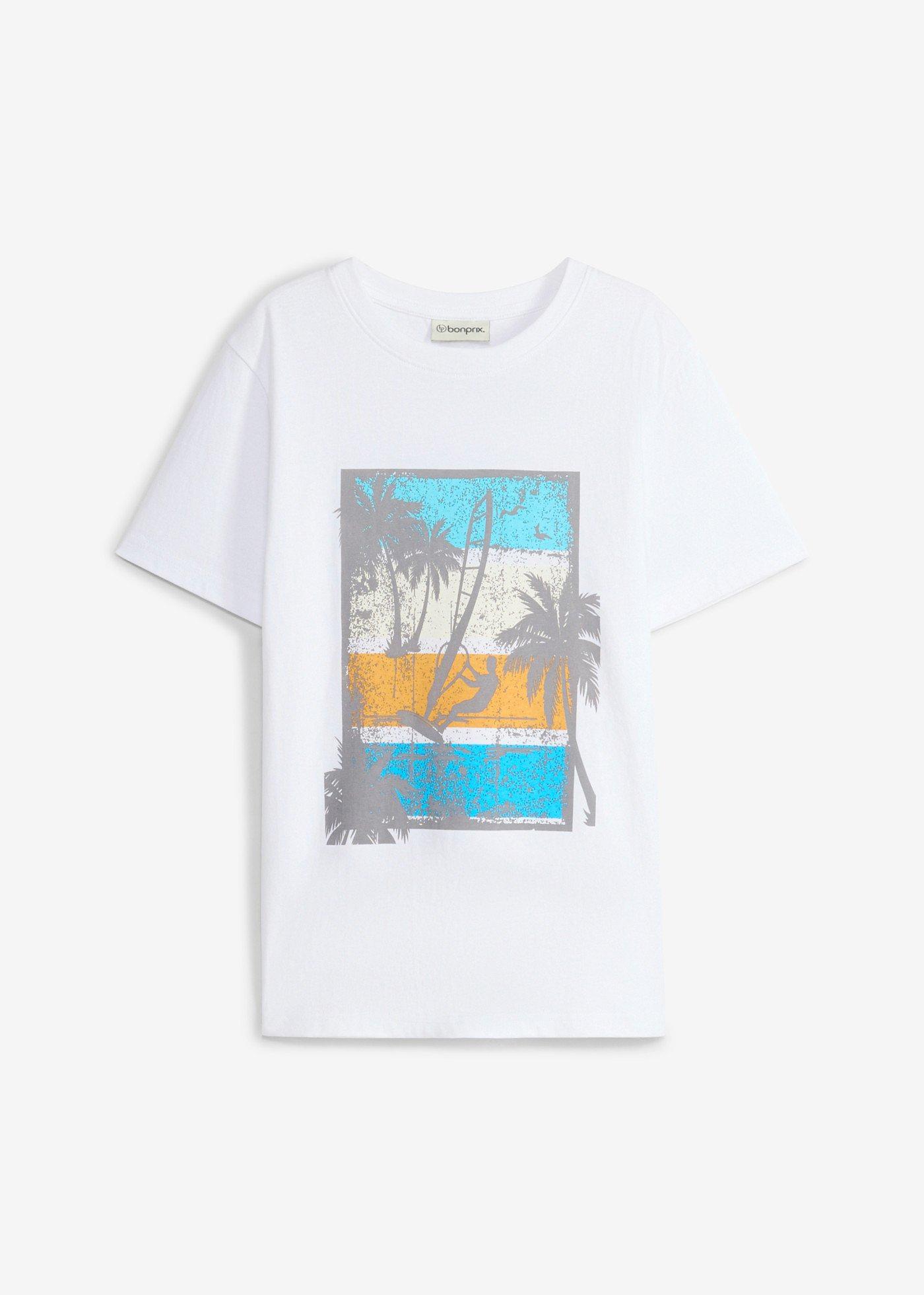 T-shirt z bawełny organicznej - Bonprix