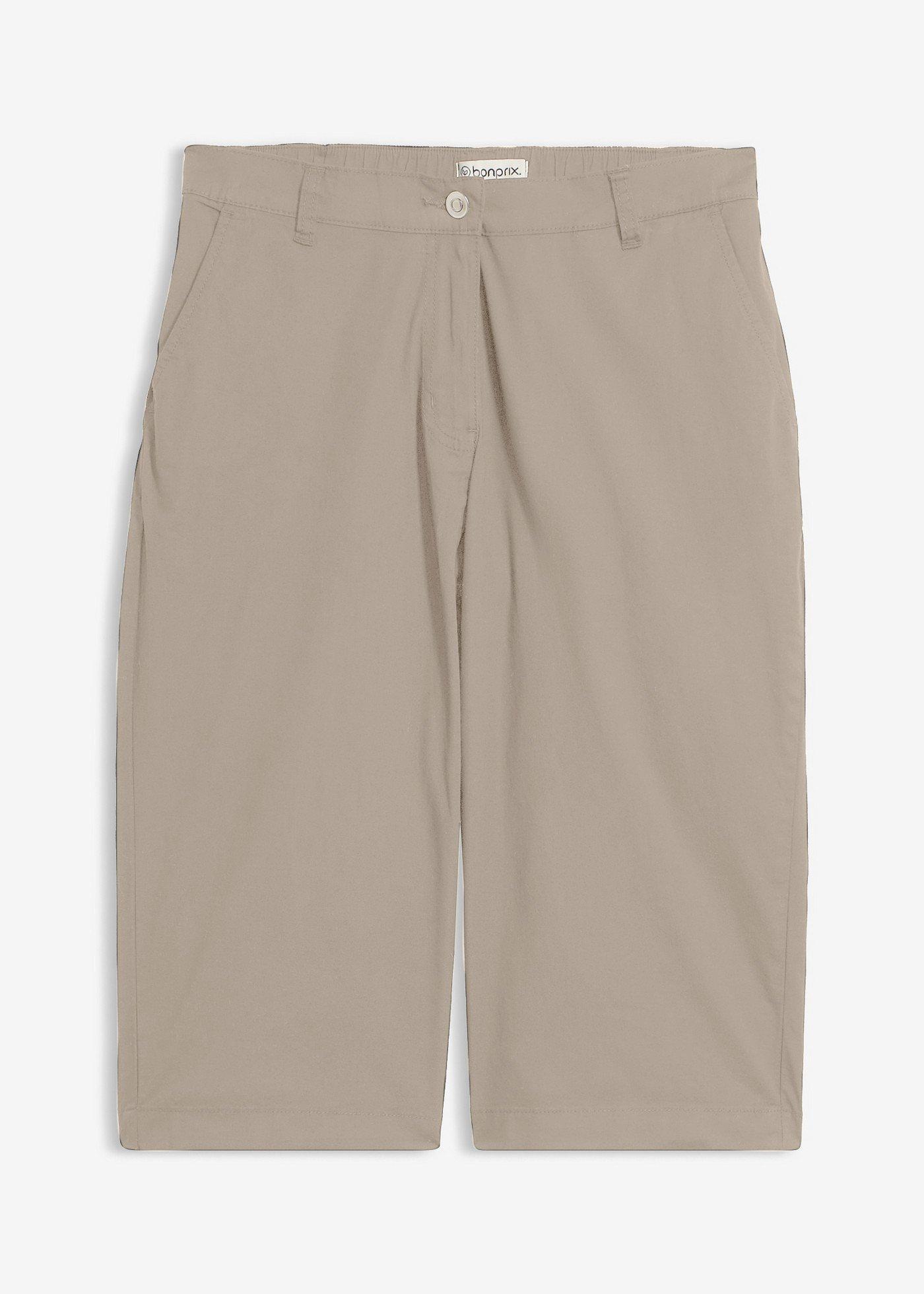 Bermude lungi din material cu bumbac