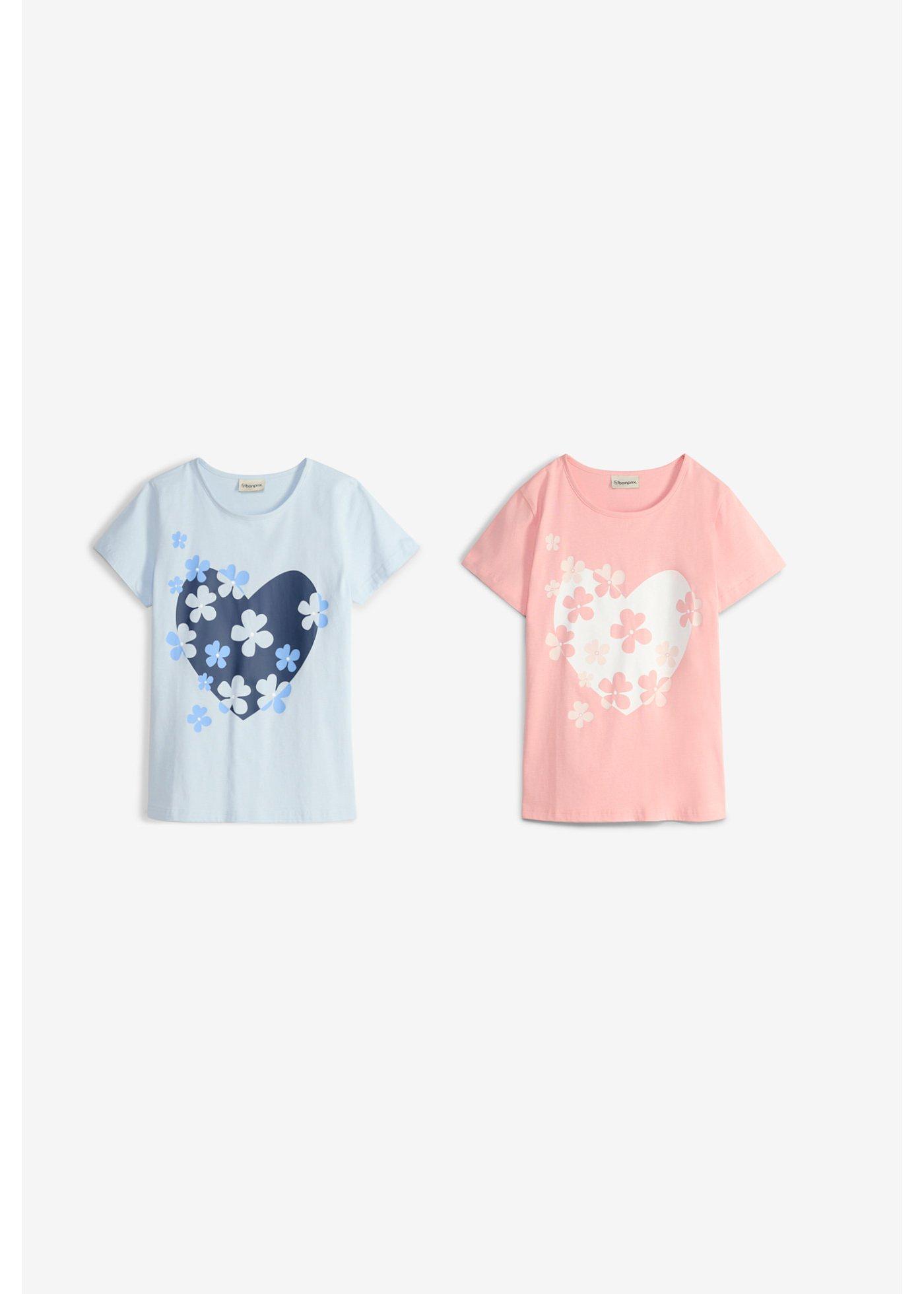 T-shirt z czystej bawełny organicznej (zestaw 2 szt.) - Bonprix