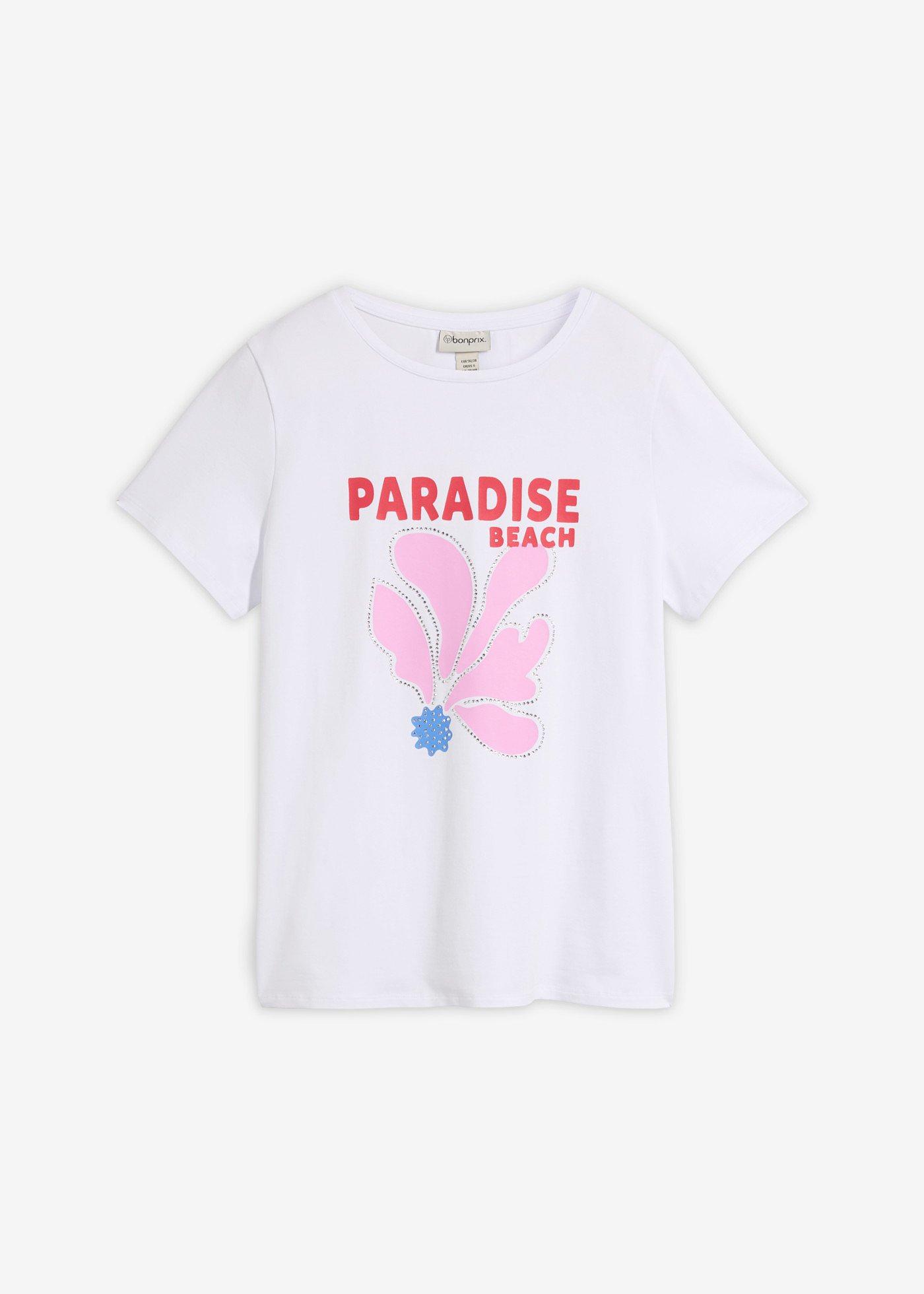 T-shirt van een katoenmix