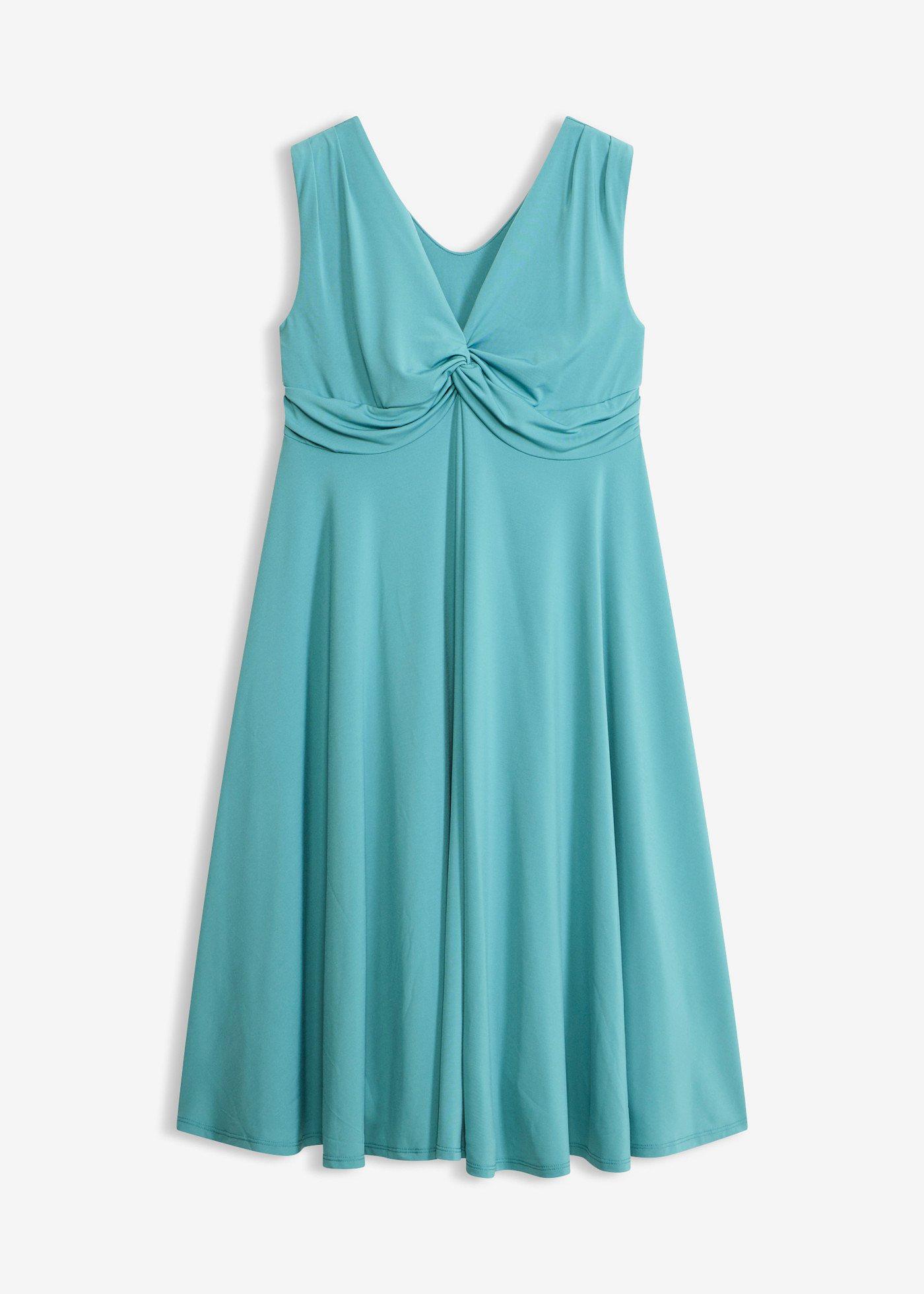 Rochie din tricot cu decolteu în V