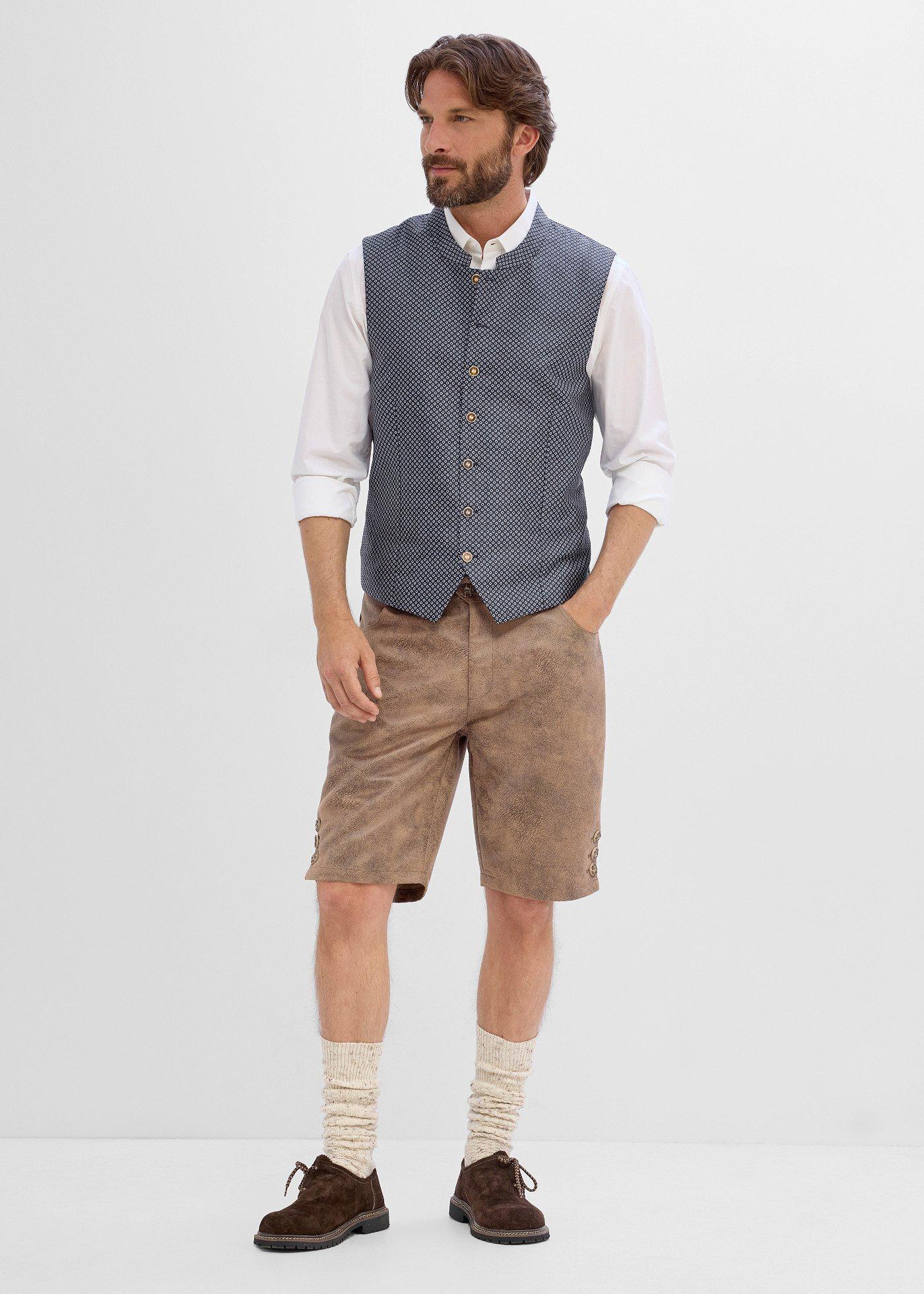 Kamizelka w ludowym stylu, regular fit - Bonprix