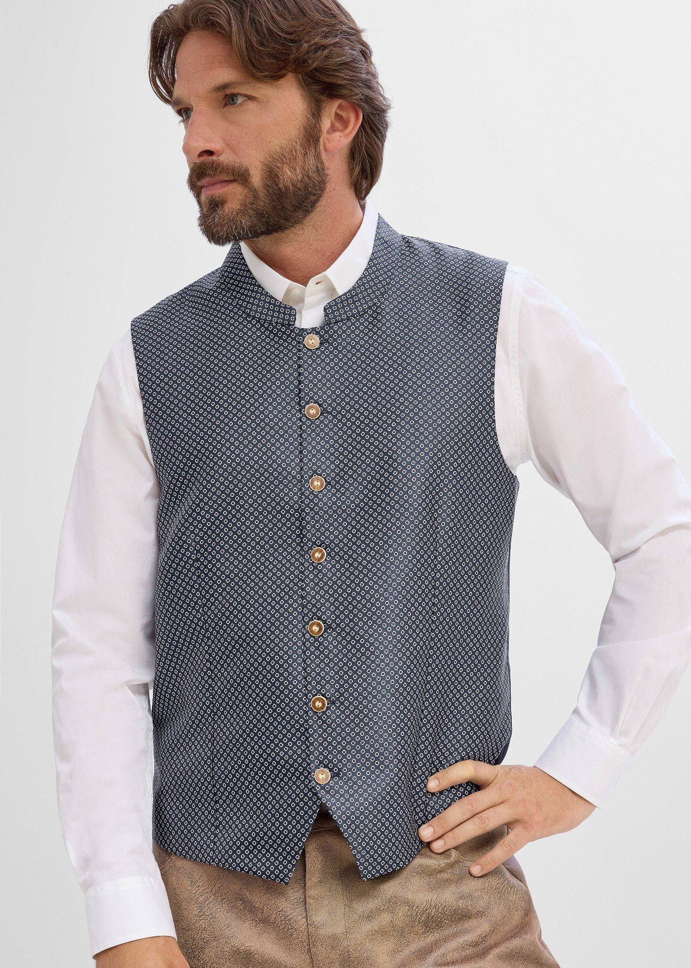 Kamizelka w ludowym stylu, regular fit - Bonprix