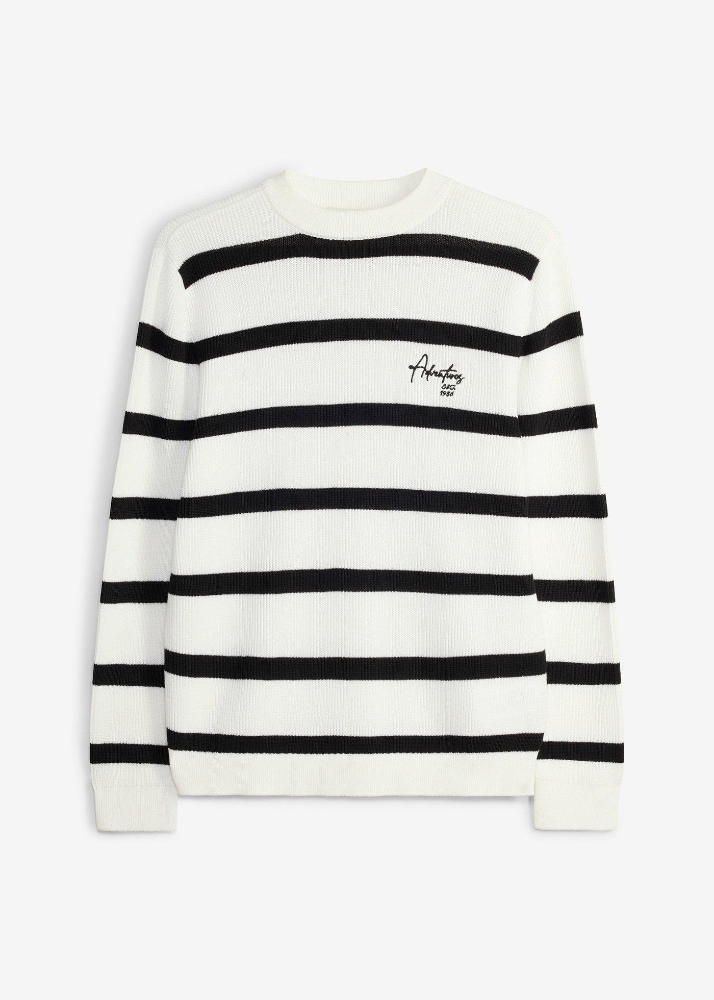Cienki sweter z miękkiej bawełny organicznej - Bonprix