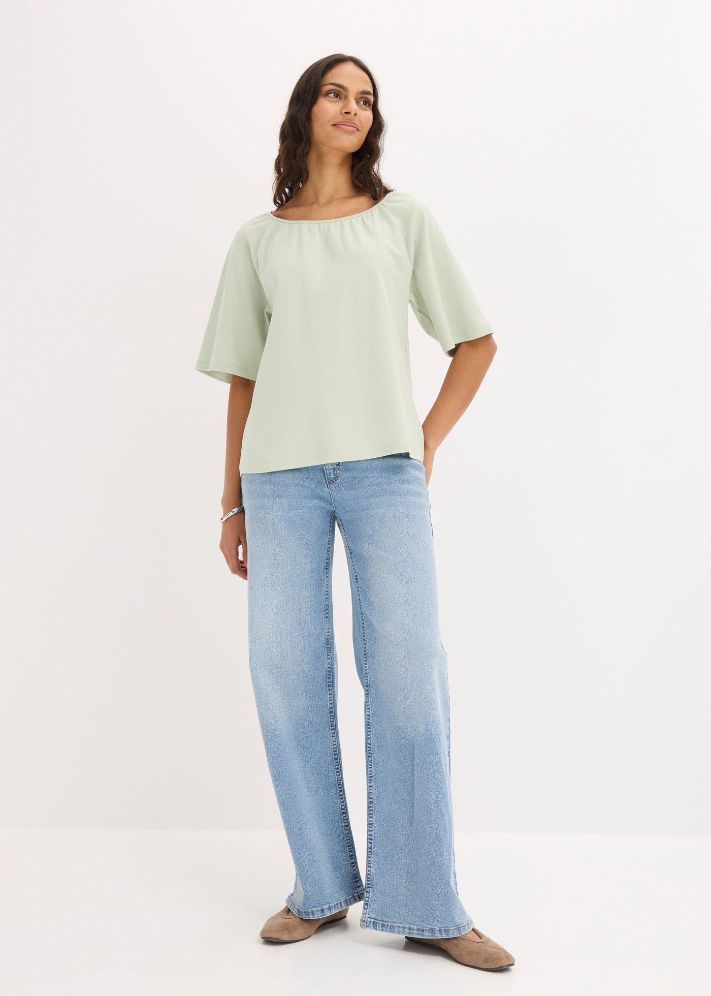 Koszulka oversize z bawełny organicznej - Bonprix