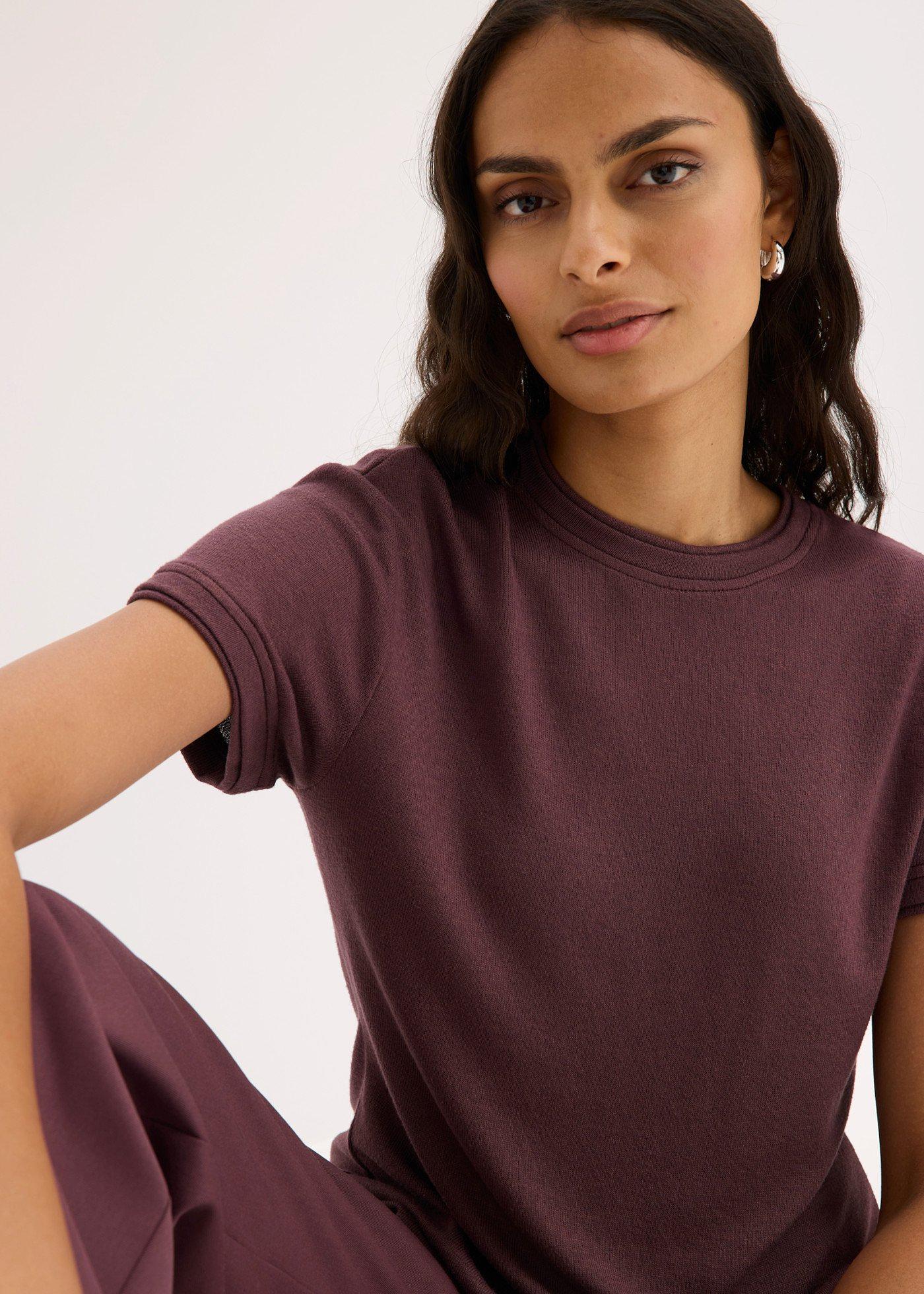 T-shirt w optyce 2 w 1 z mieszanki wiskozy - Bonprix