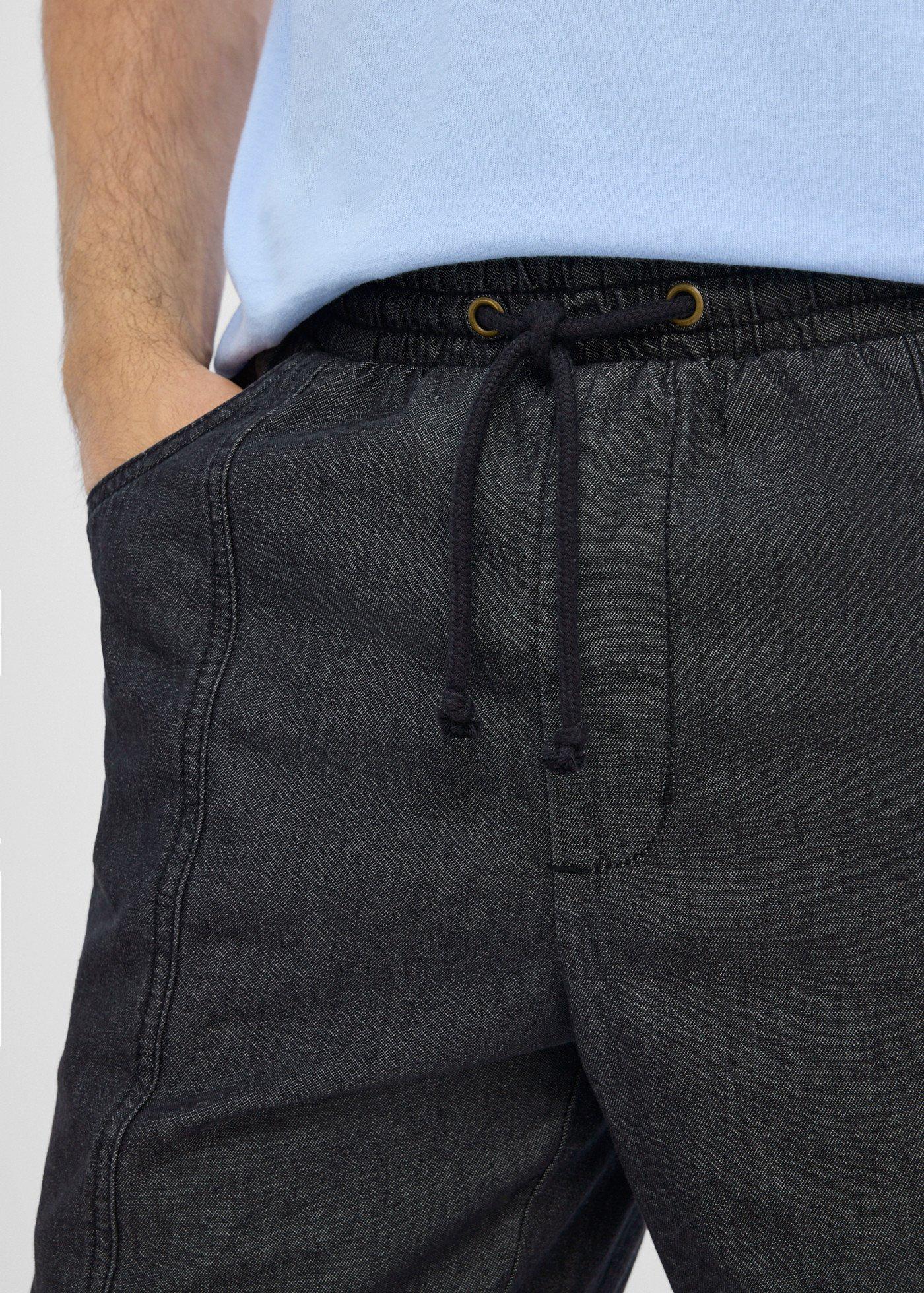 Lekkie spodnie z gumką w talii o kroju loose fit, prosta nogawka - Bonprix