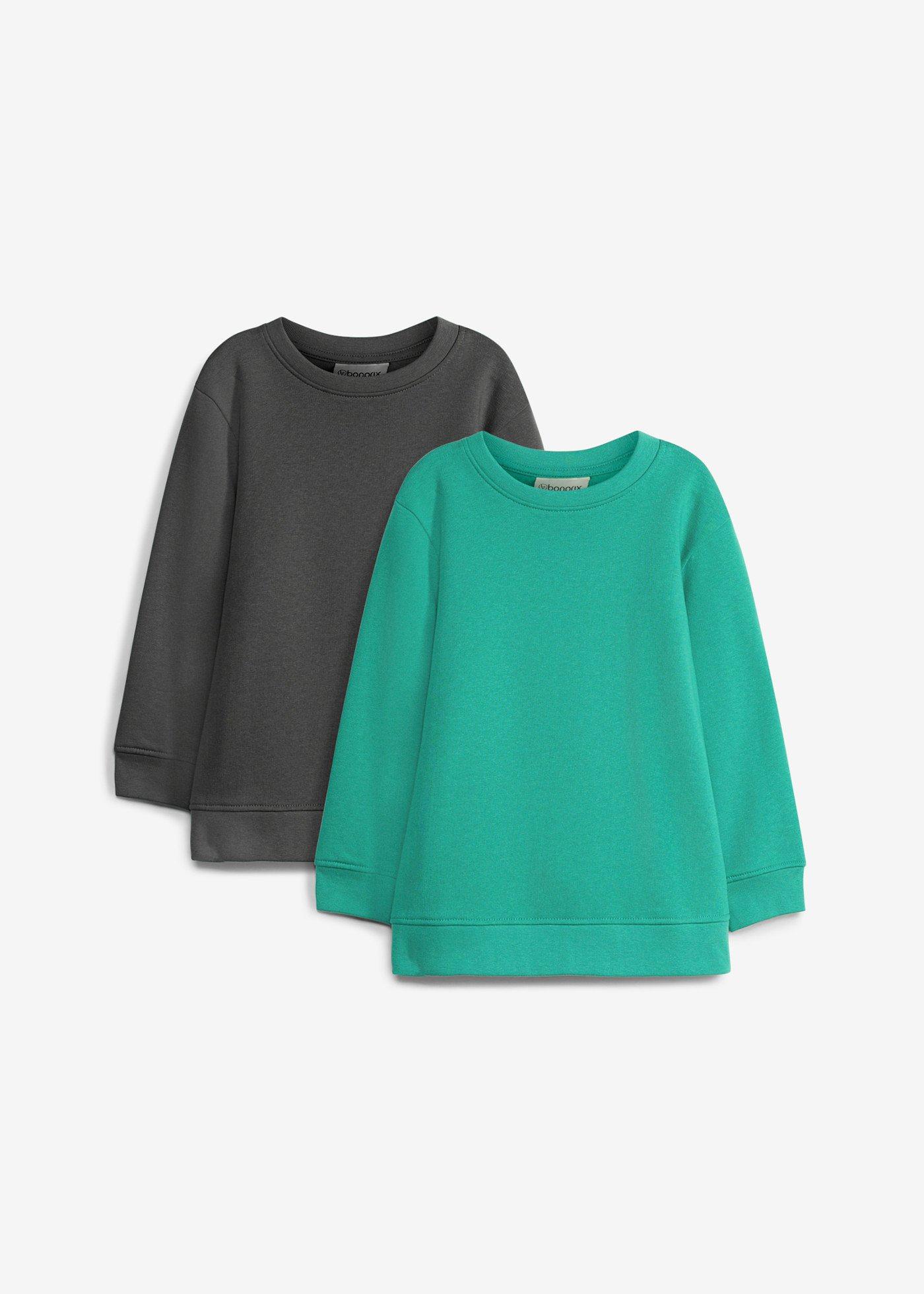 Bluza z miękkiego materiału z bawełną (2 szt.) - Bonprix